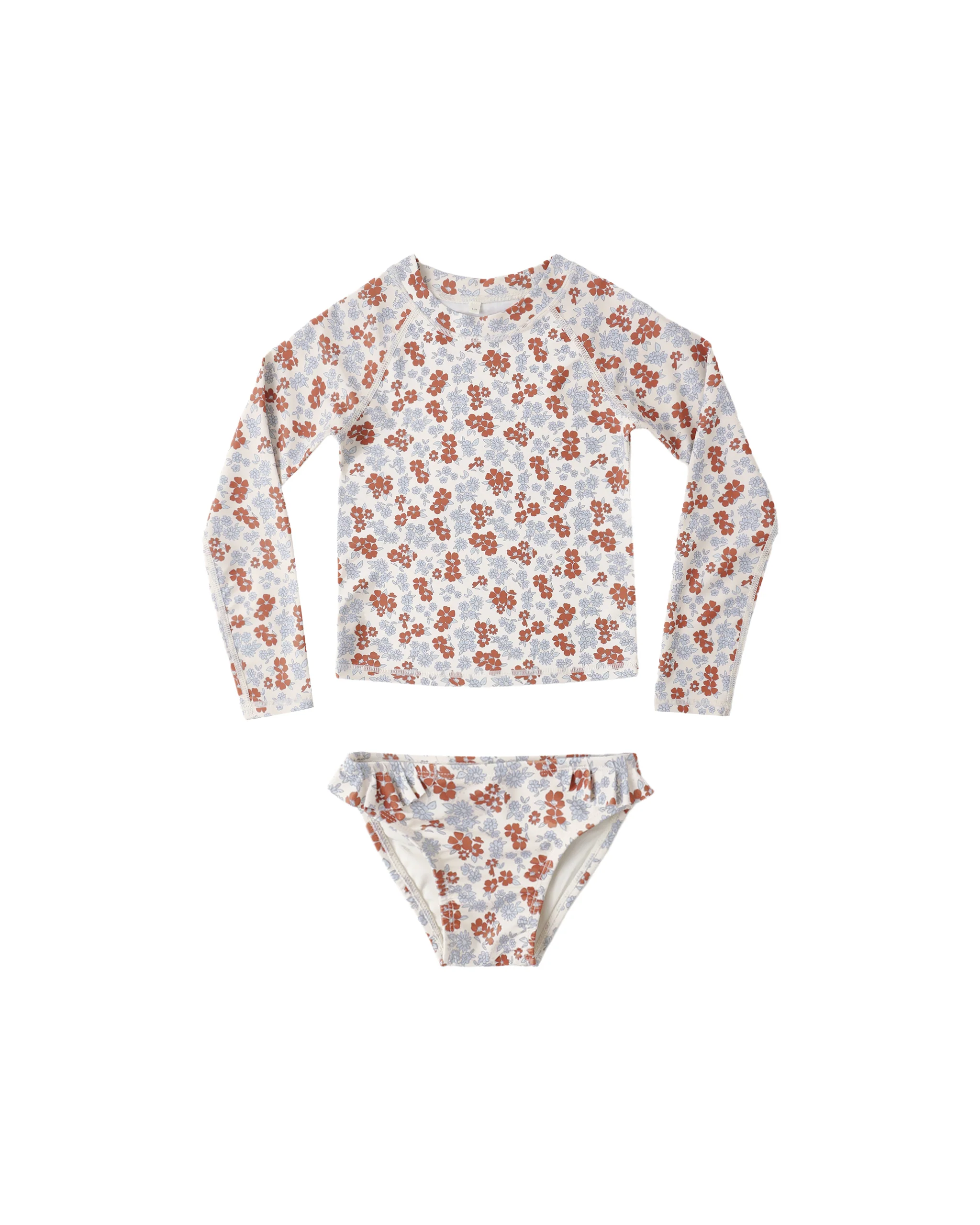 Americana Floral Maryn Rashguard Set