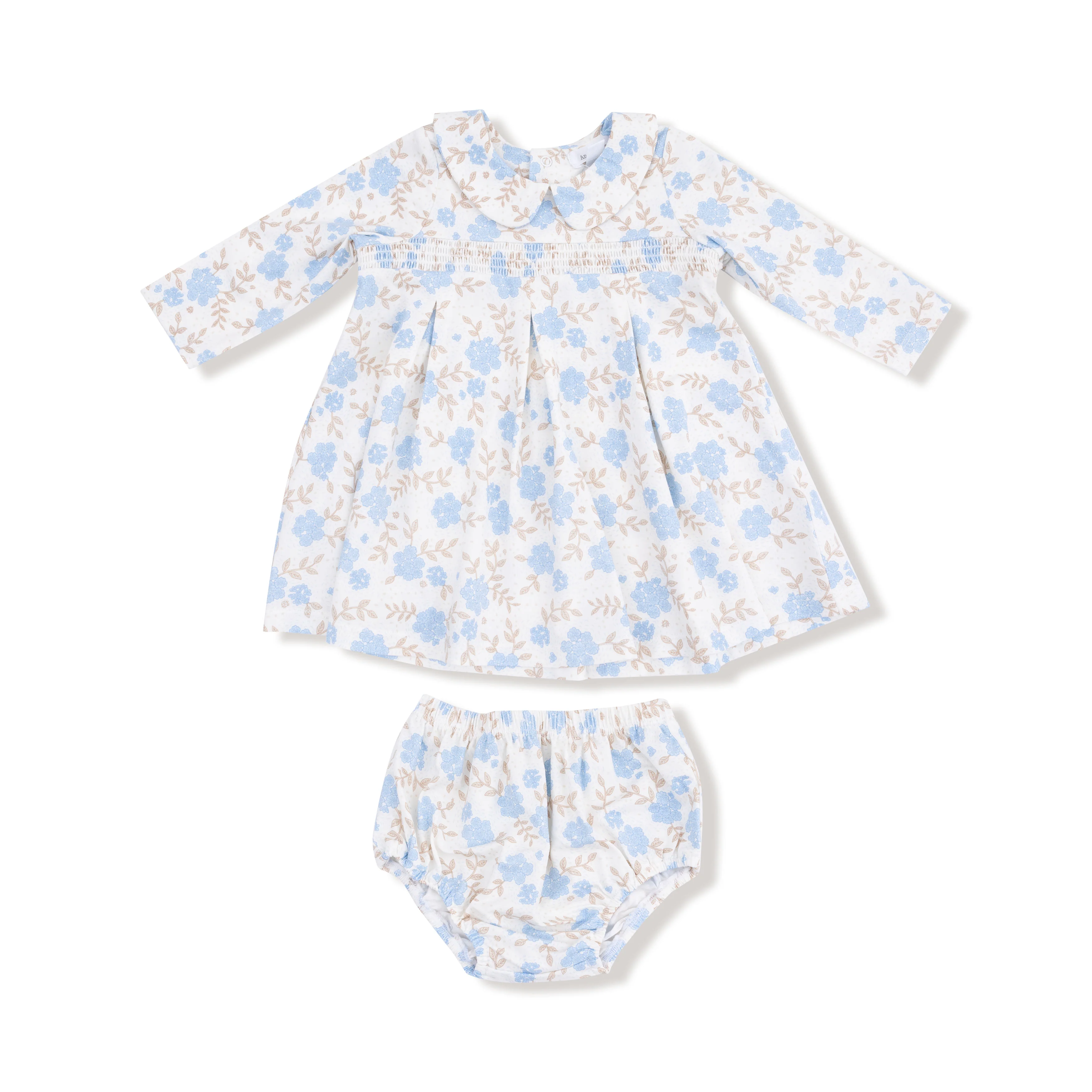 Baby Blue Floral Dress