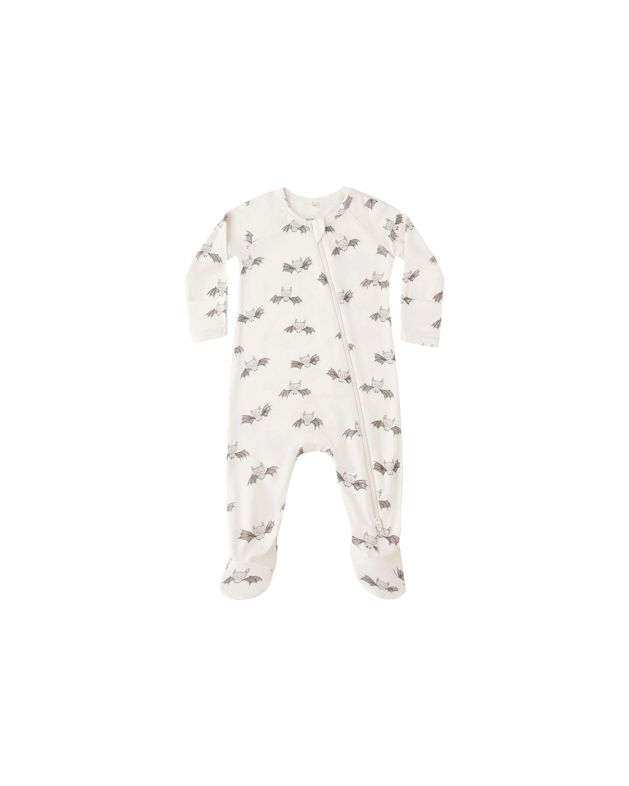 Bats Bamboo Zip Footie