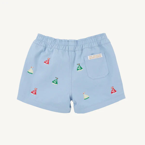 Beale Street Blue with Sailboats Critter Sheffield Shorts