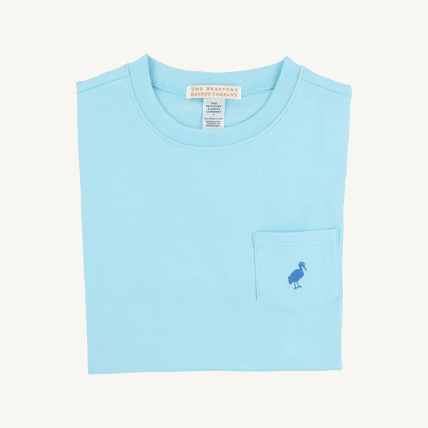 Belhaven Blue/Wood Boat Blue Carter Crewneck