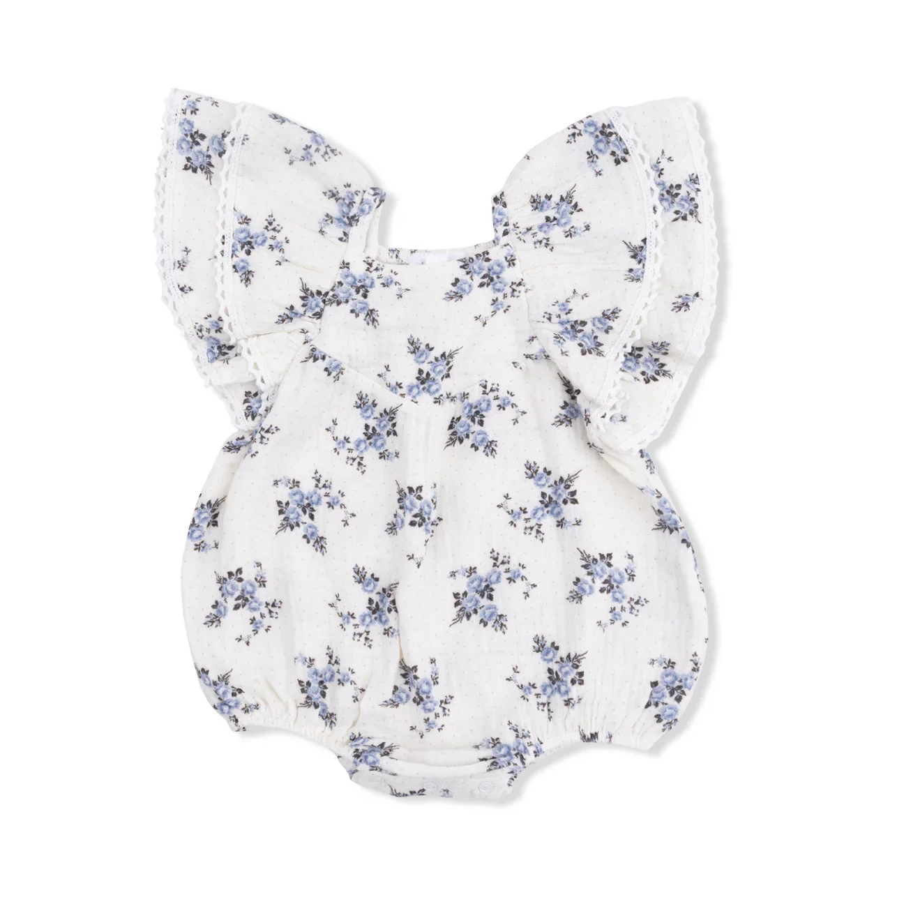 Belle Rosette Dot V-Neck Bubble
