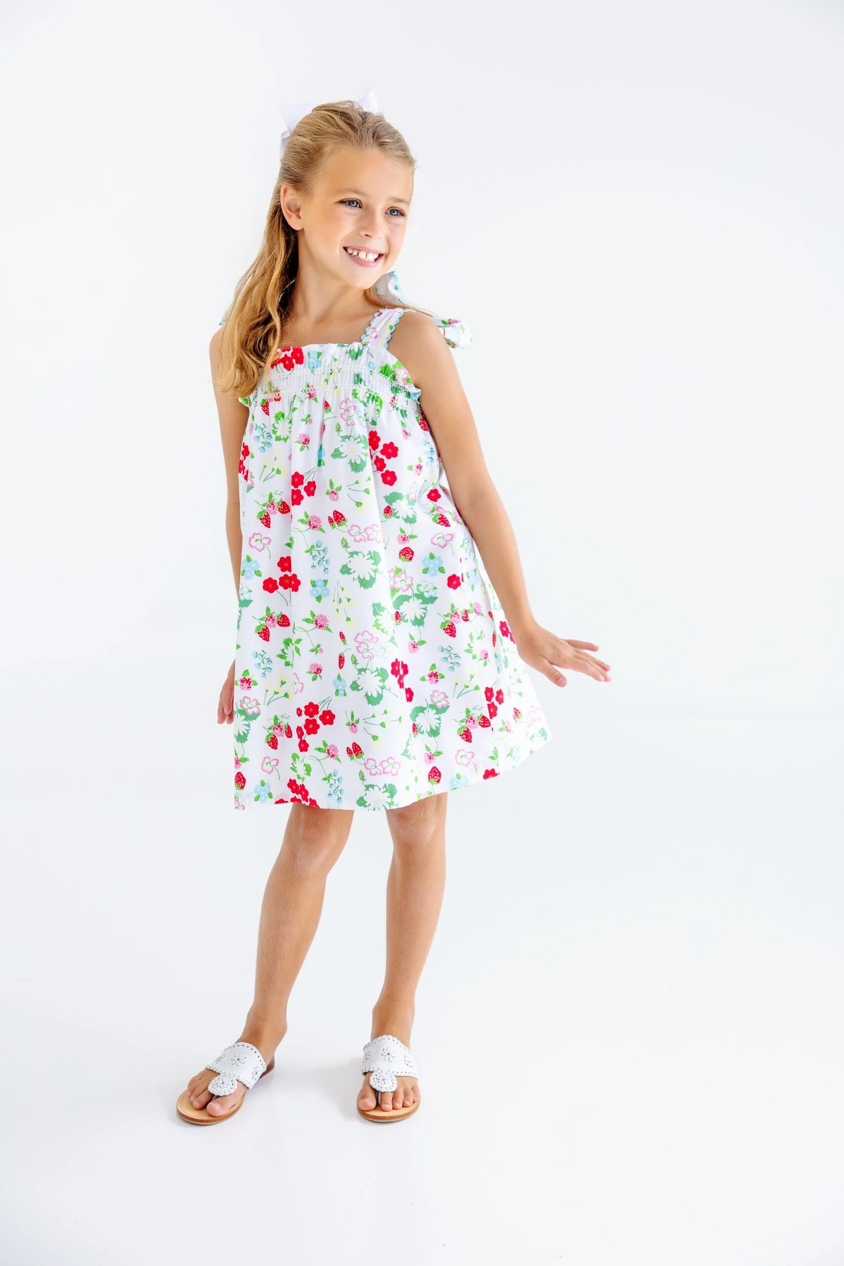 Berry Sweet/Belhaven Blue Laineys Little Dress - Image 2
