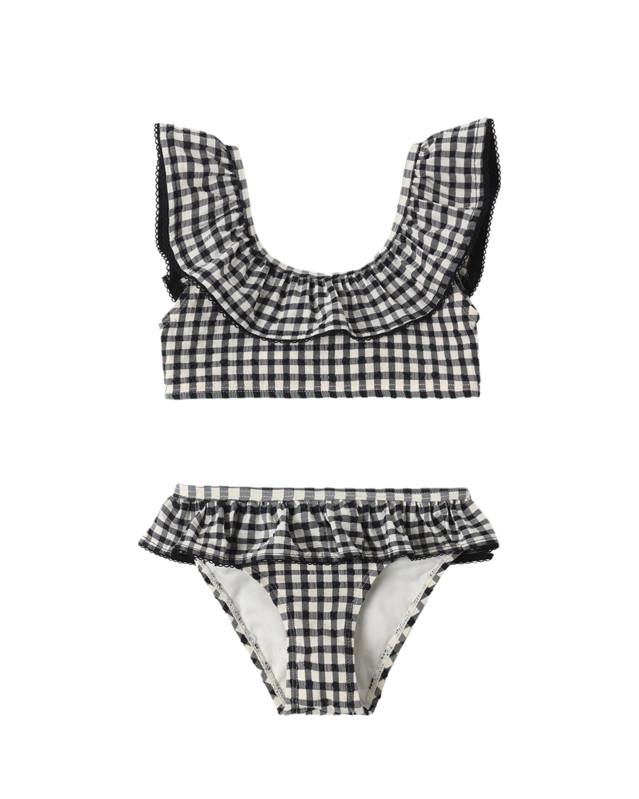 Black Check Margot Bikini