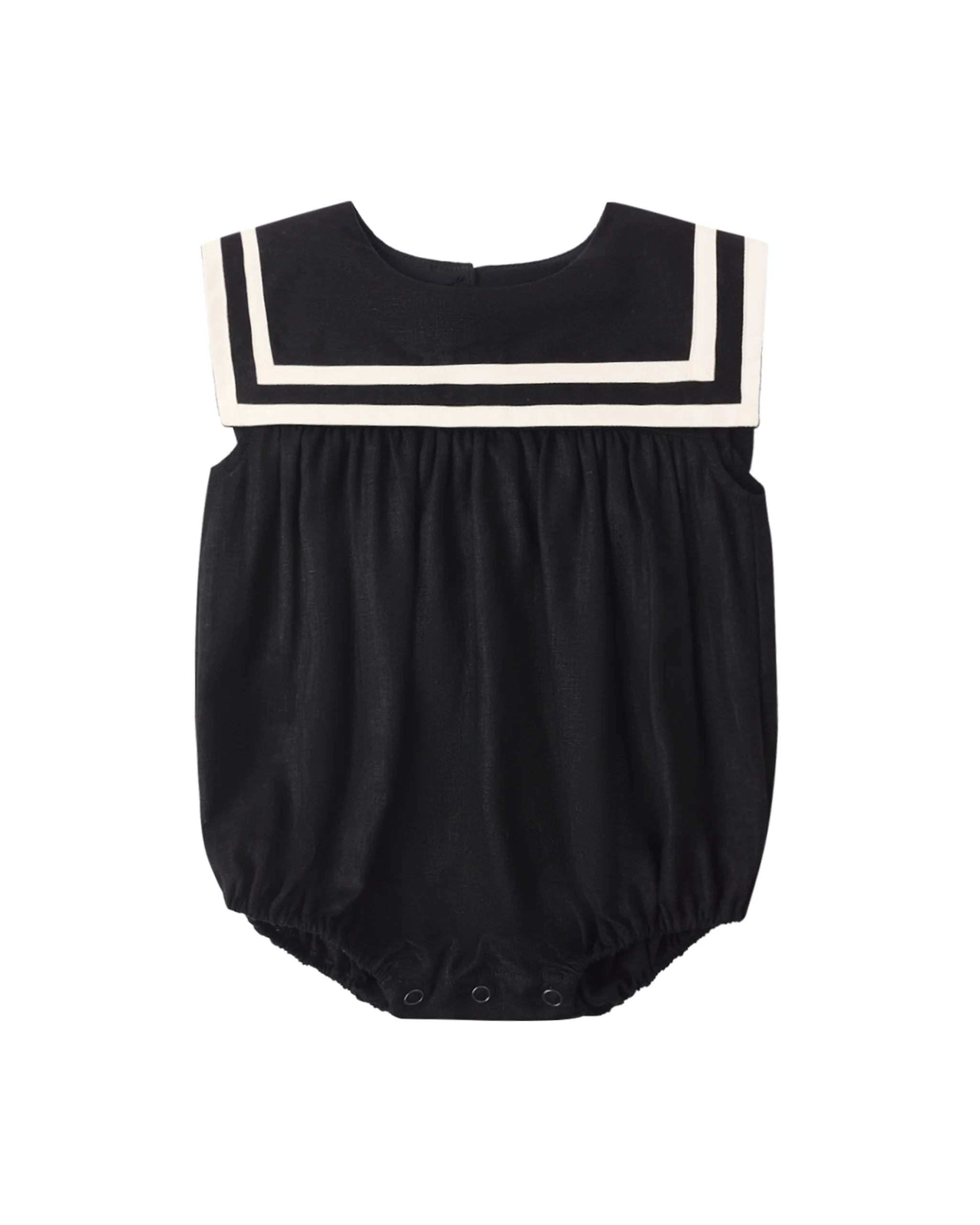 Black Sailor Romper
