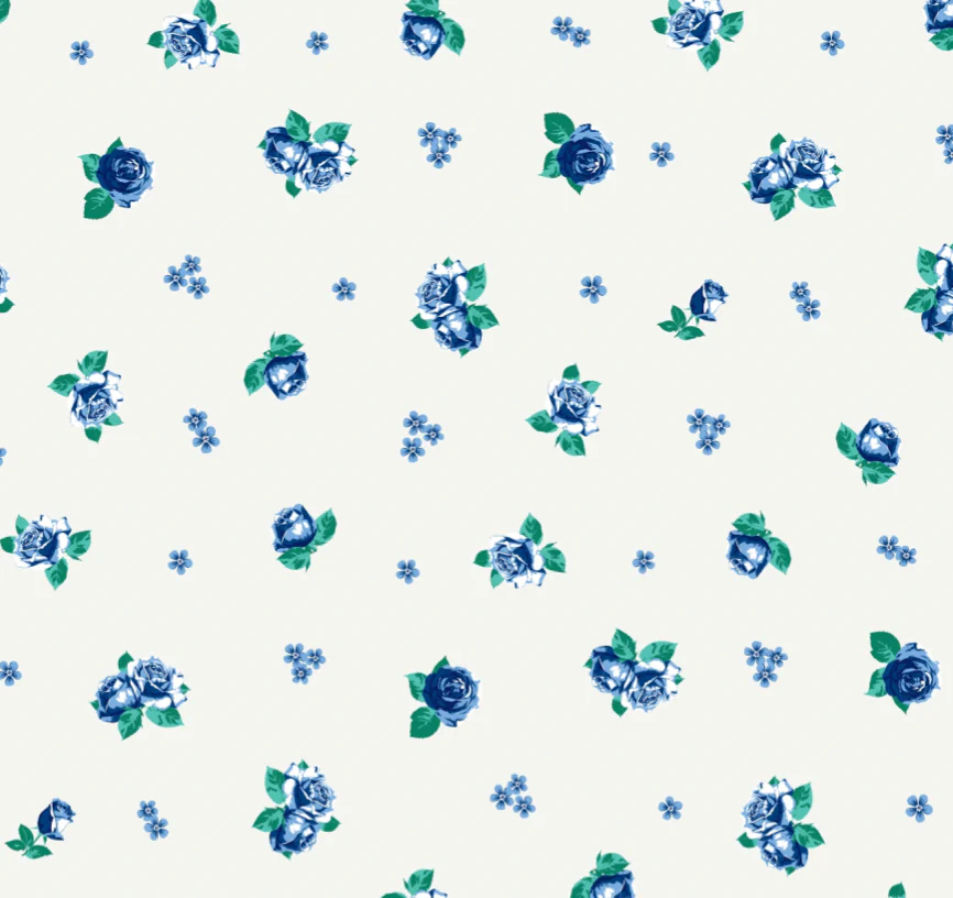 Blue Floral Fly Away Shorts - Image 2