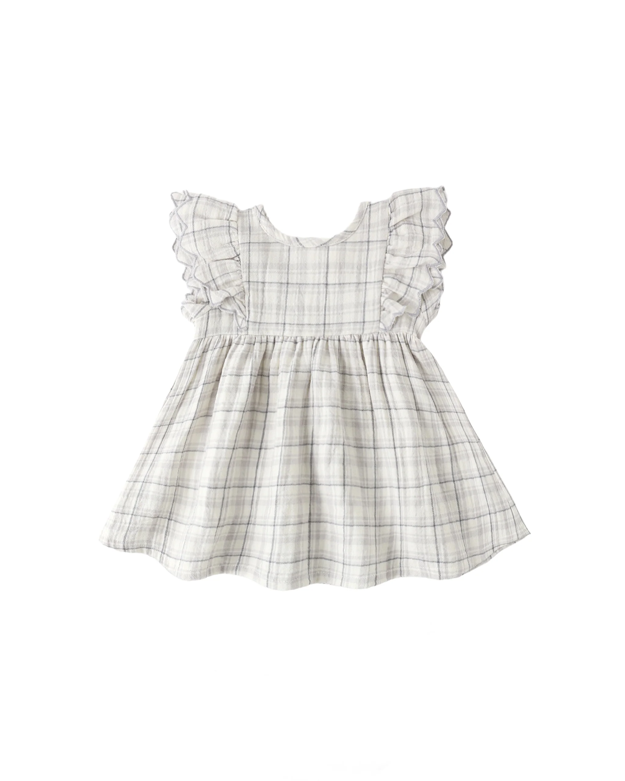 Blue Plaid Alina Dress