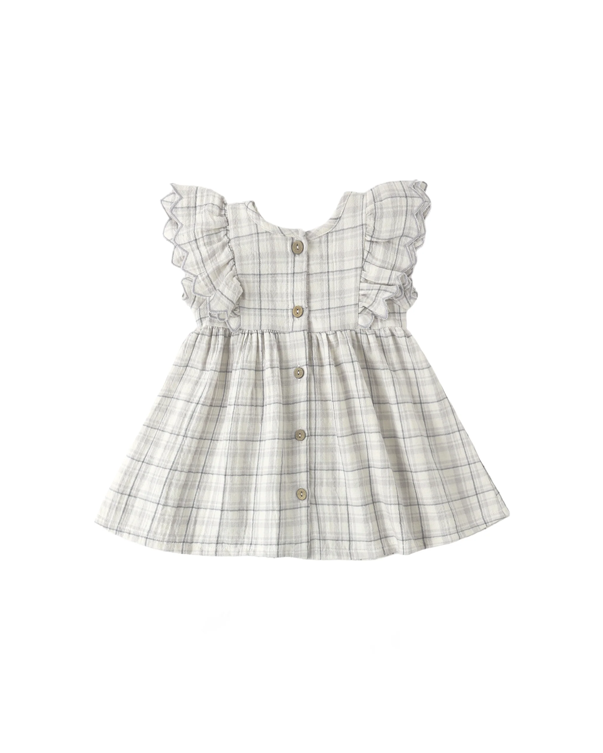 Blue Plaid Alina Dress - Image 2