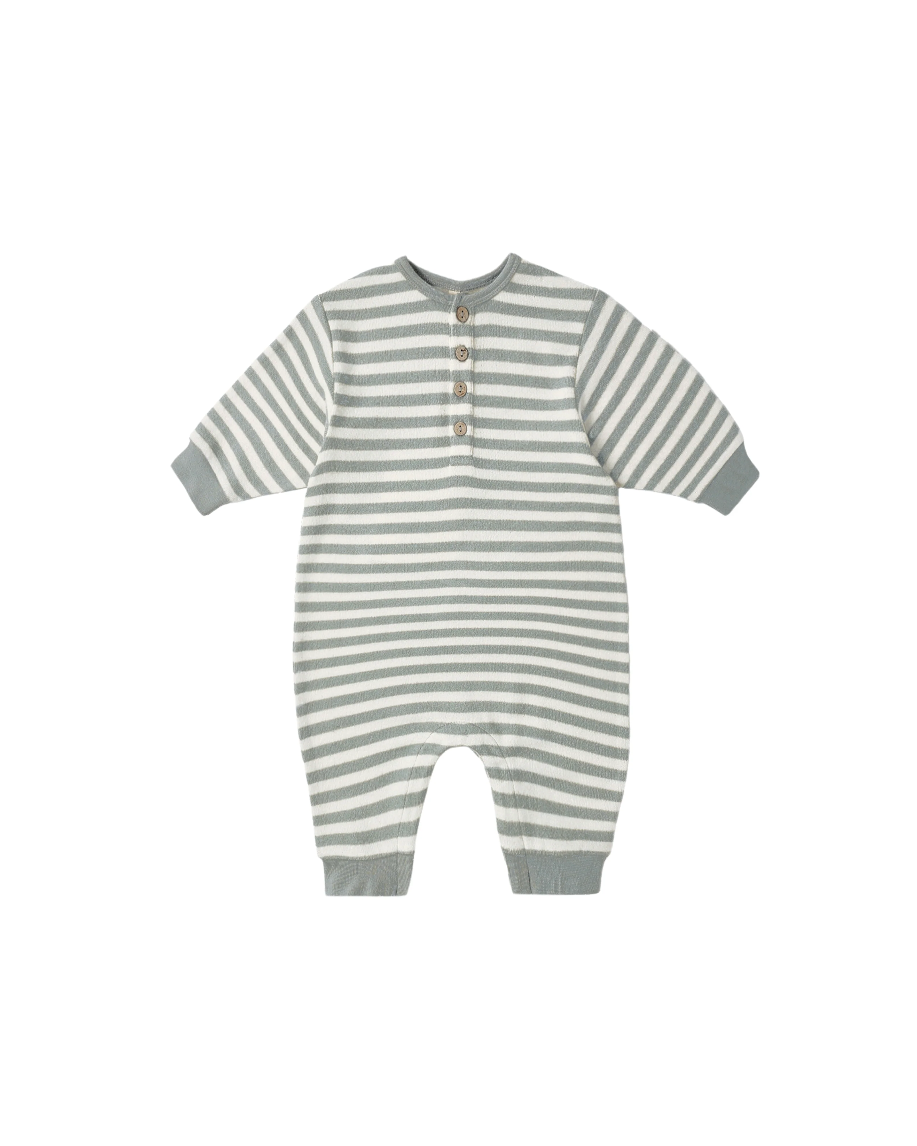 Blue Stripe Relaxed Jumpsuit