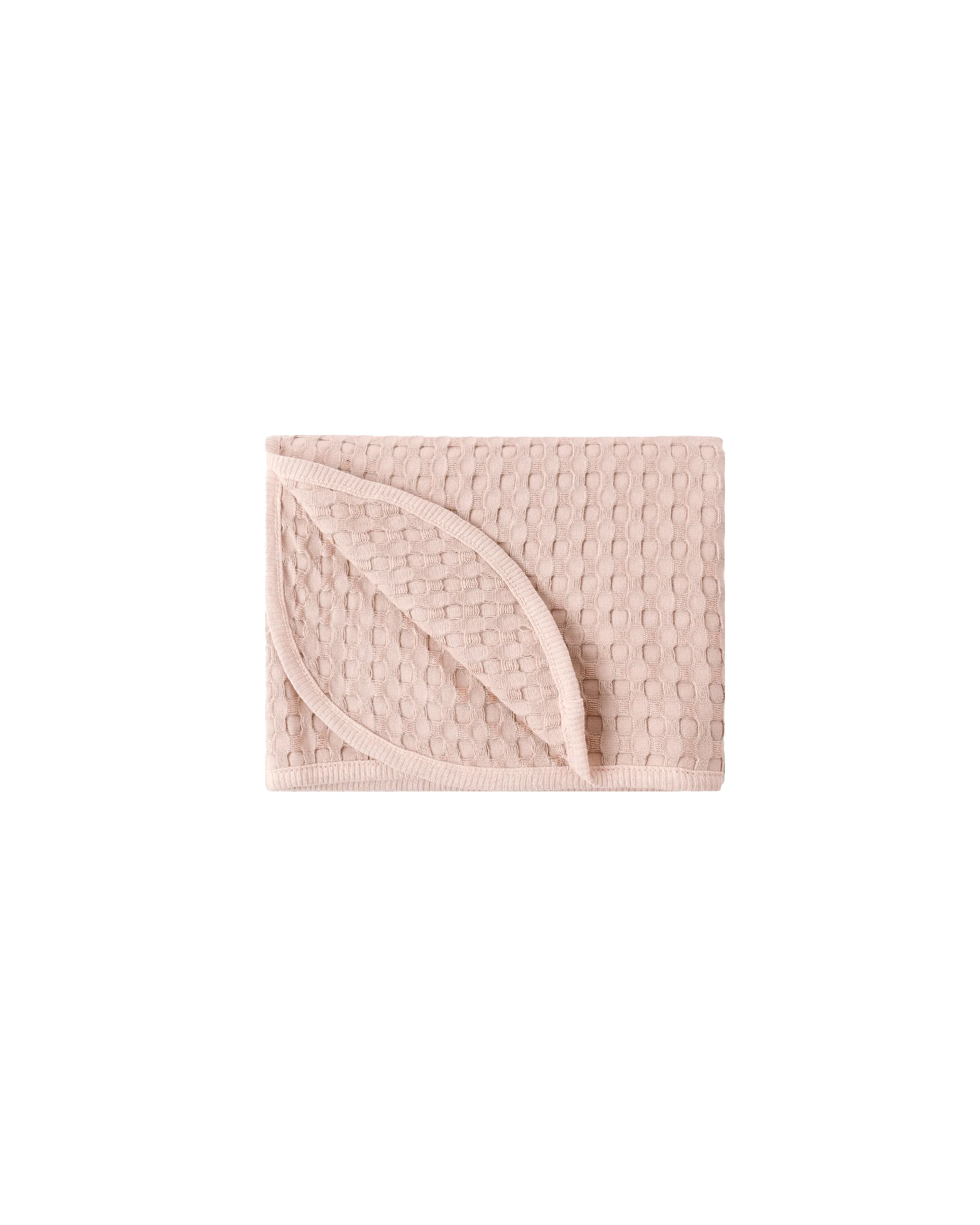 Blush Waffle Baby Blanket