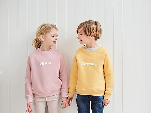 Bob & Blossom- Faded Blush  Sister Sweatshirt - Image 3