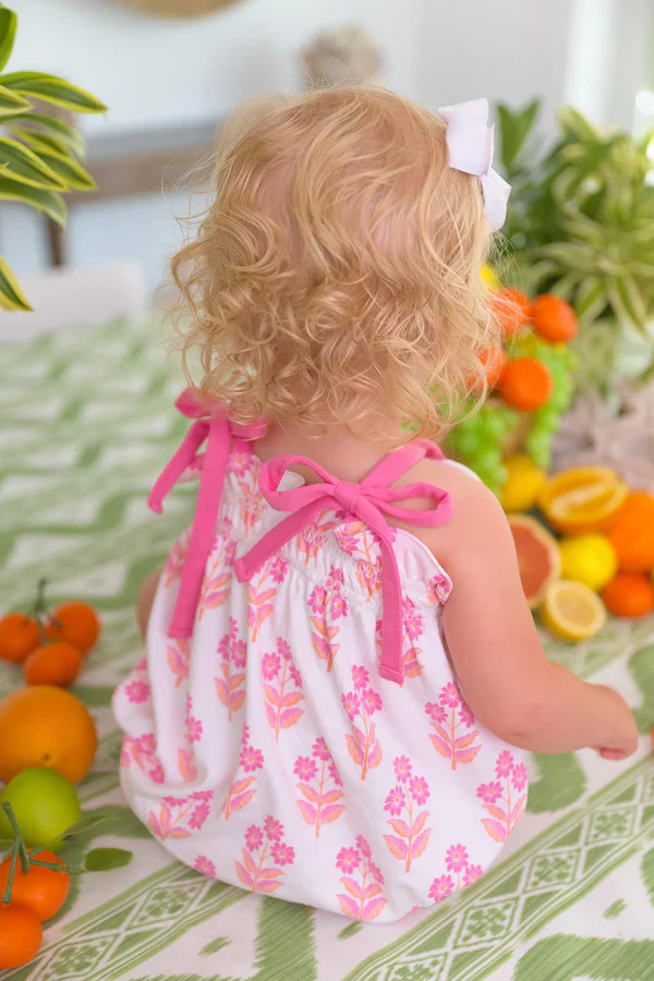 Bridgetown Harbour Hand Block Rosey Romper - Image 2