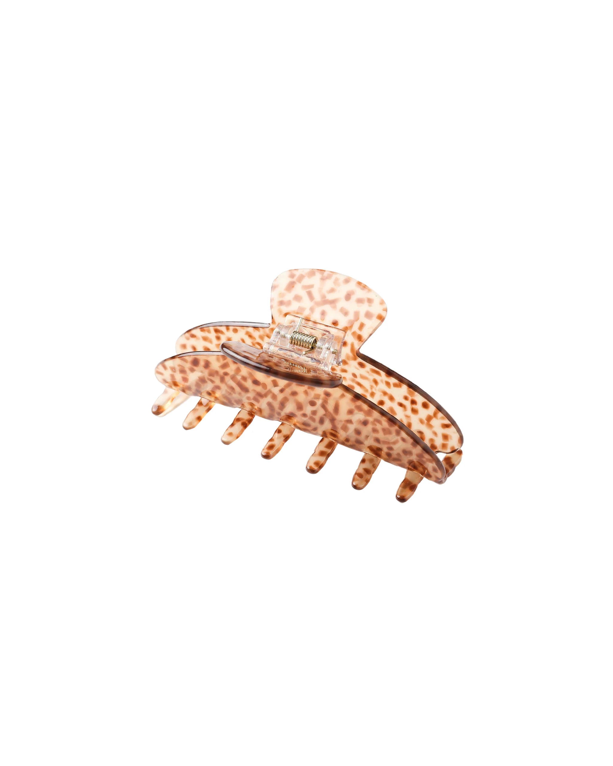 Brown Tortoise Claw Clip - Image 2