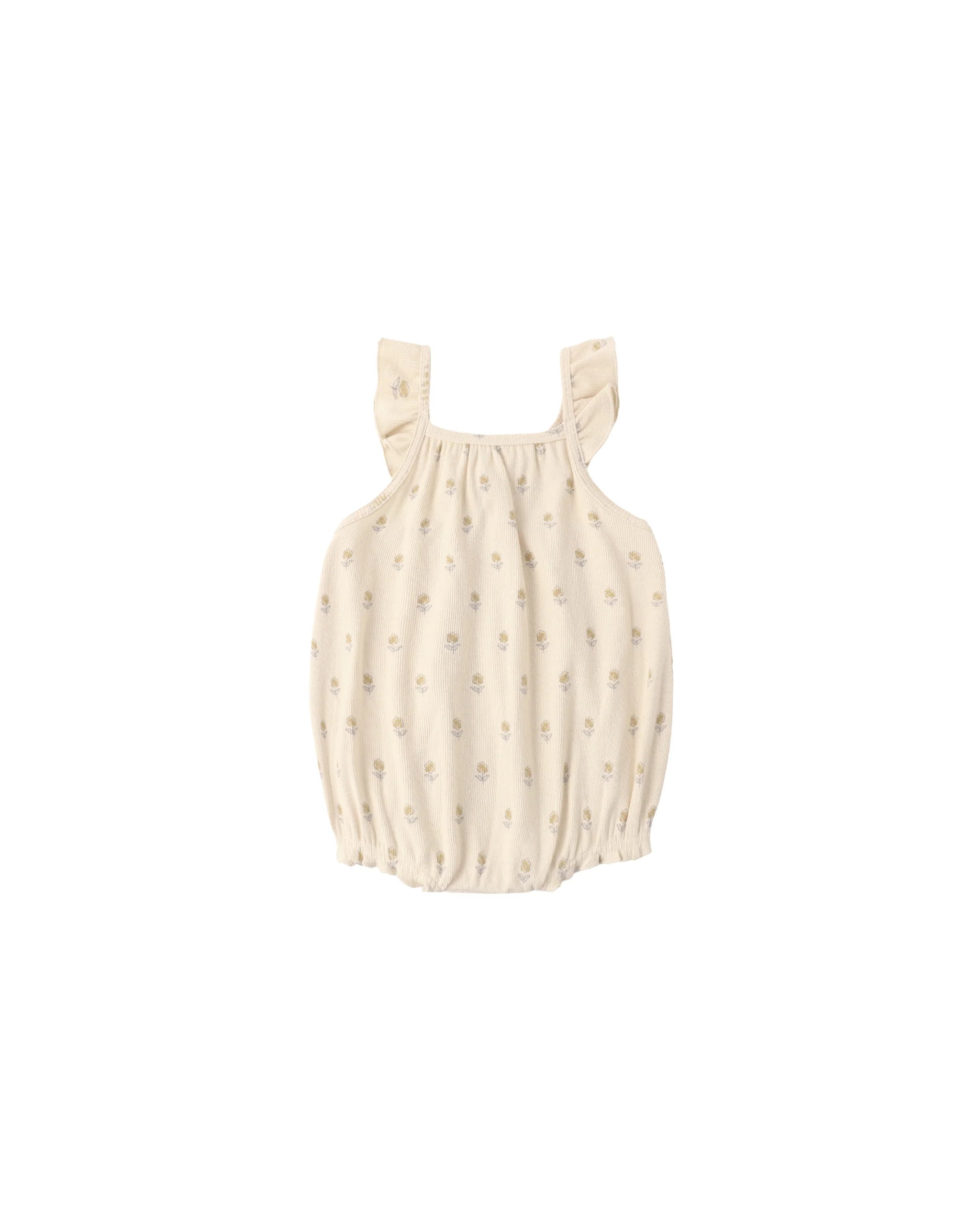 Buttercup Ribbed Ruffle Romper