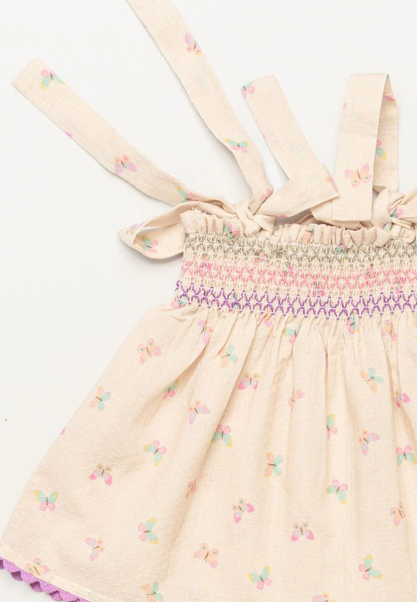 Butterfly Baby Smock Top & Bloomers - Image 3