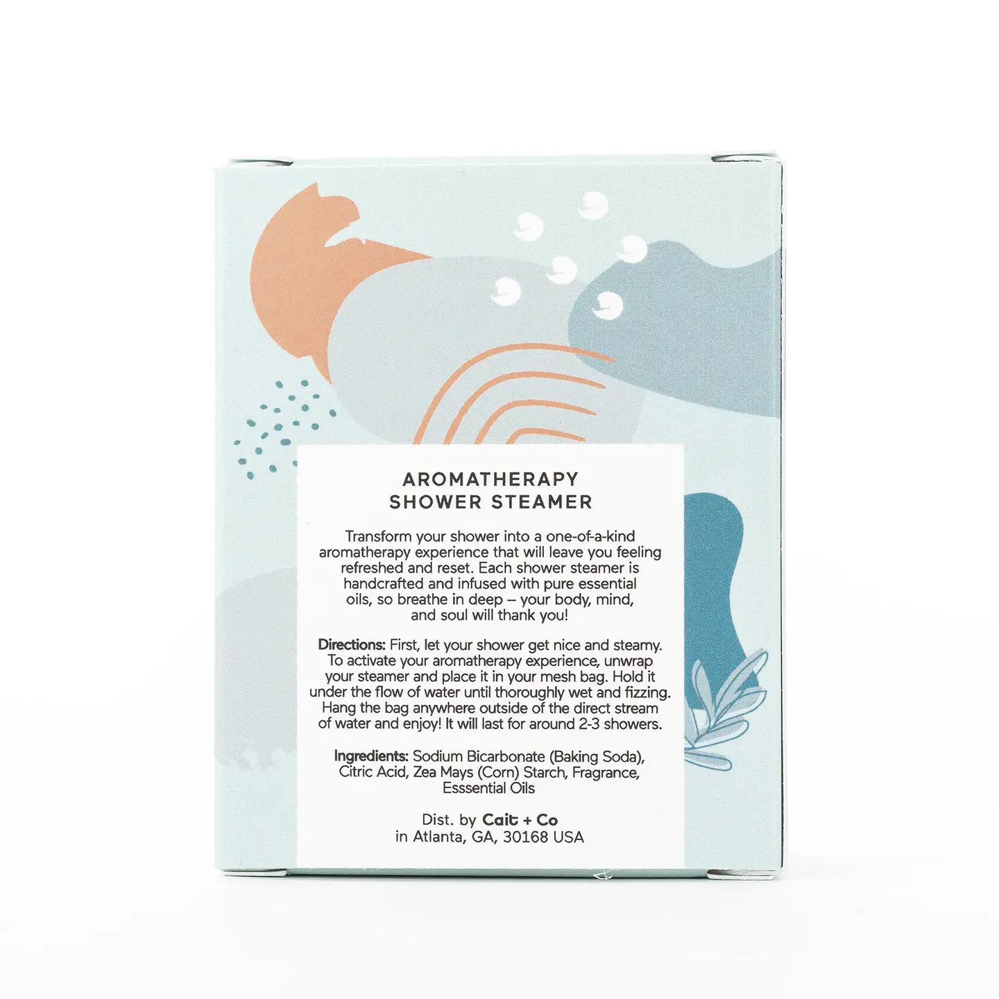 Cait + Co - Luxe Sea Salt + Grapefruit Shower Steamer Fizzy Bomb - Image 2