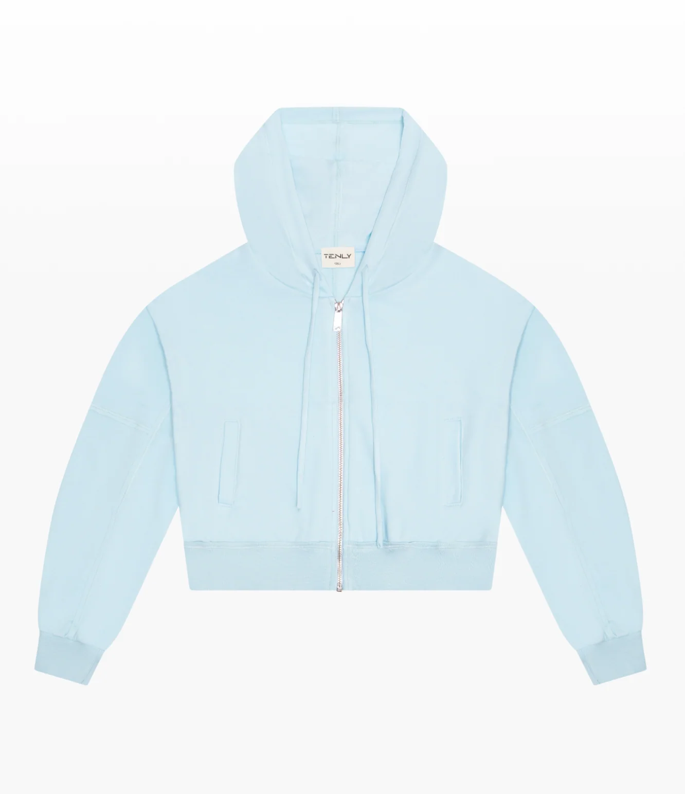 Calypso French Terry Raw Edge Zip Hoodie