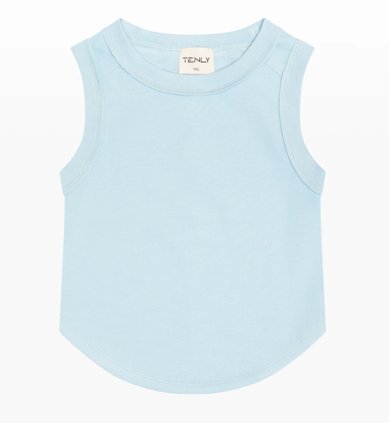 Calypso Rayon Rib Exposed Seam Tank Top