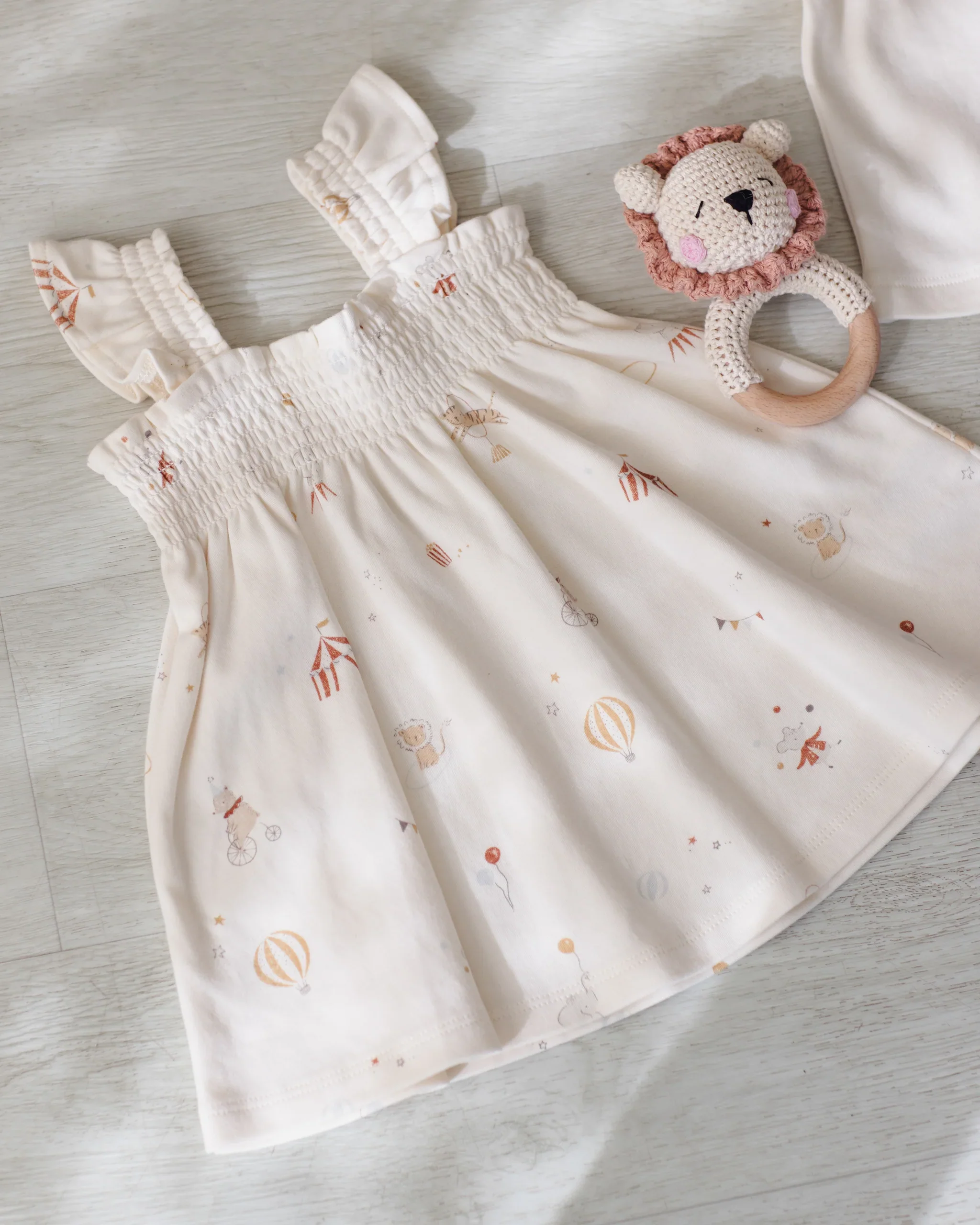 Carnival Smocked Jersey Dress - Image 2