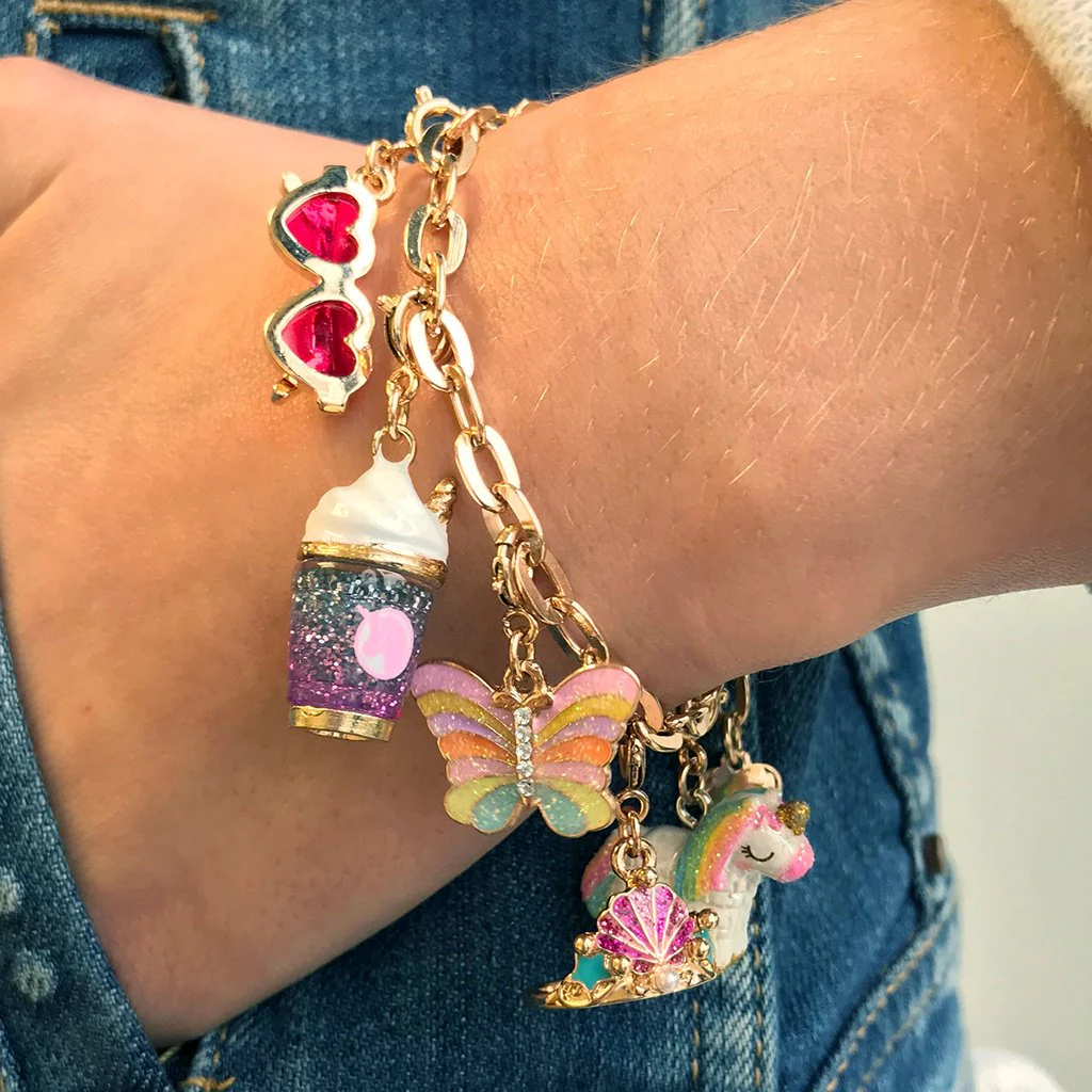 Charm It - Gold Chain Bracelet - Image 2