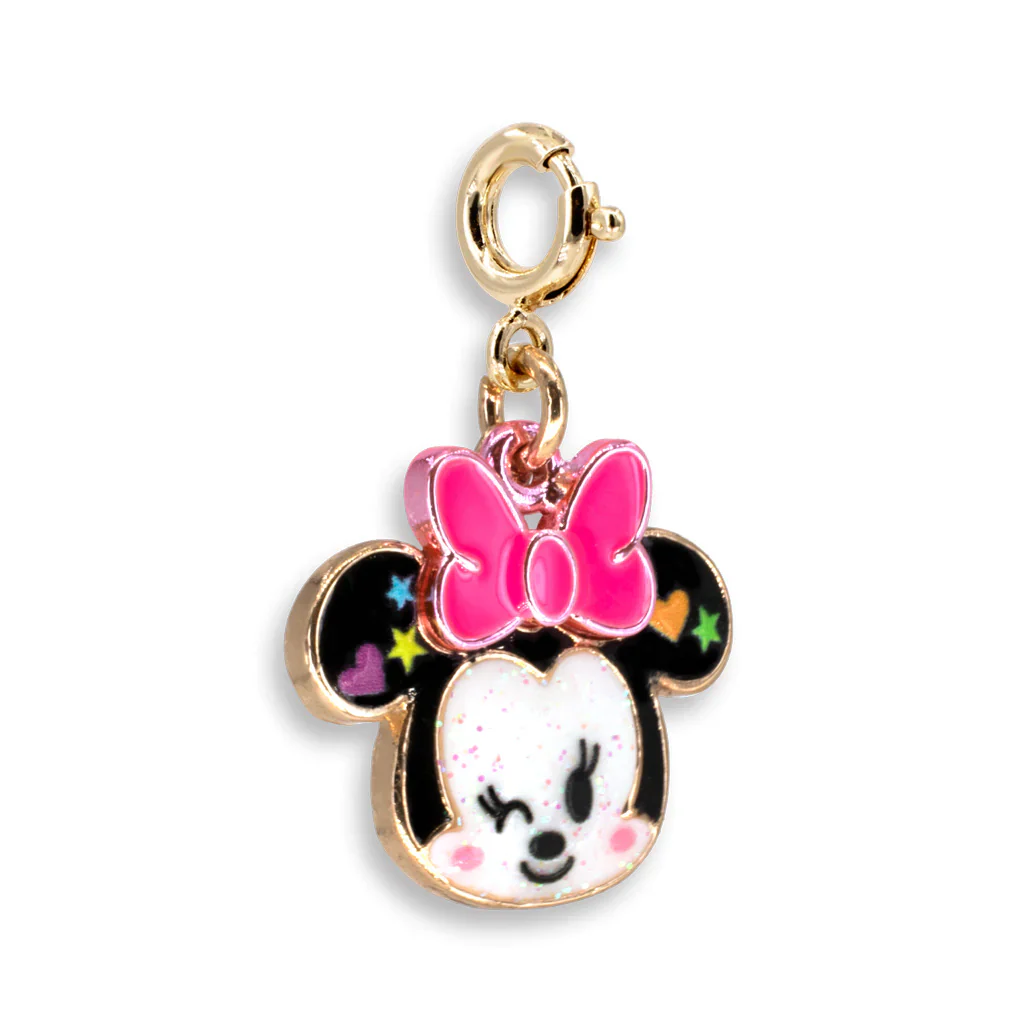 Charm It! - Gold Glitter Minnie Charm - Image 2