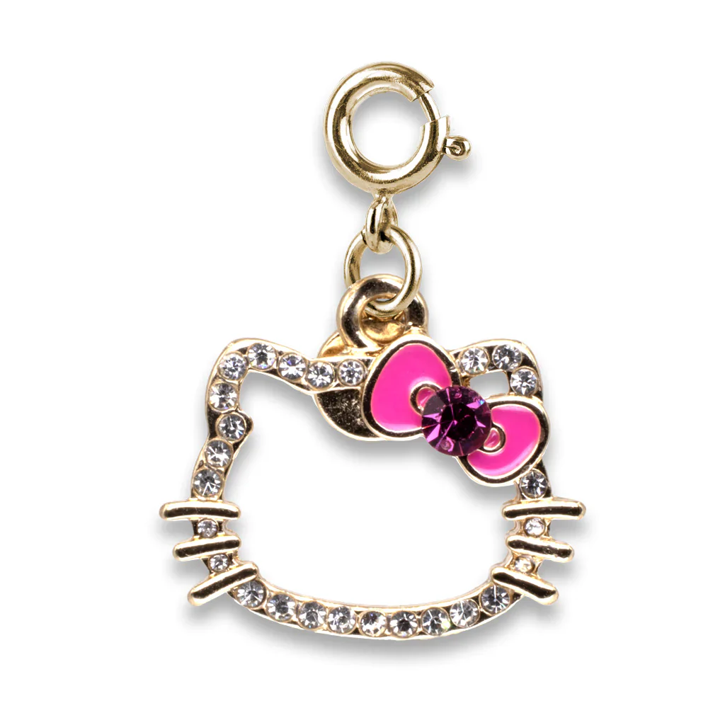 Charm It! - Gold Hello Kitty Silhouette Charm