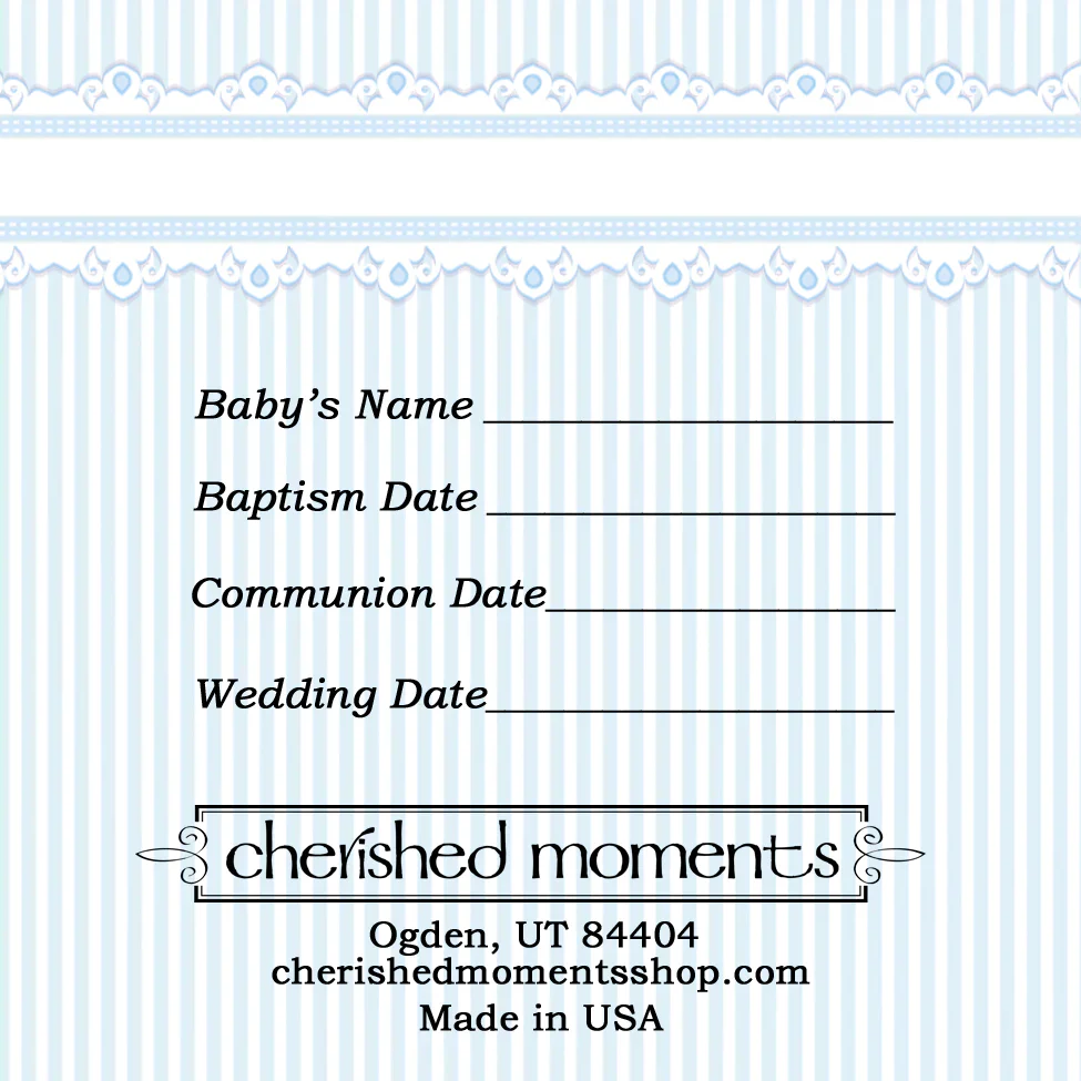 Cherished Moments - Boy's Baptism to Bride® Sterling Silver Baptism Bracelet - Image 3