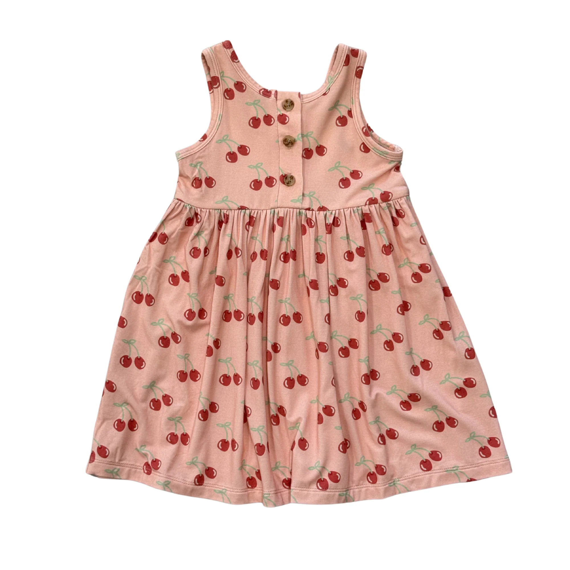 Cherries Henley Tank Dress