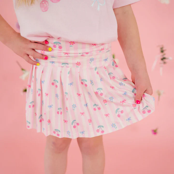 Cherry Bow Athletic Skort - Image 2