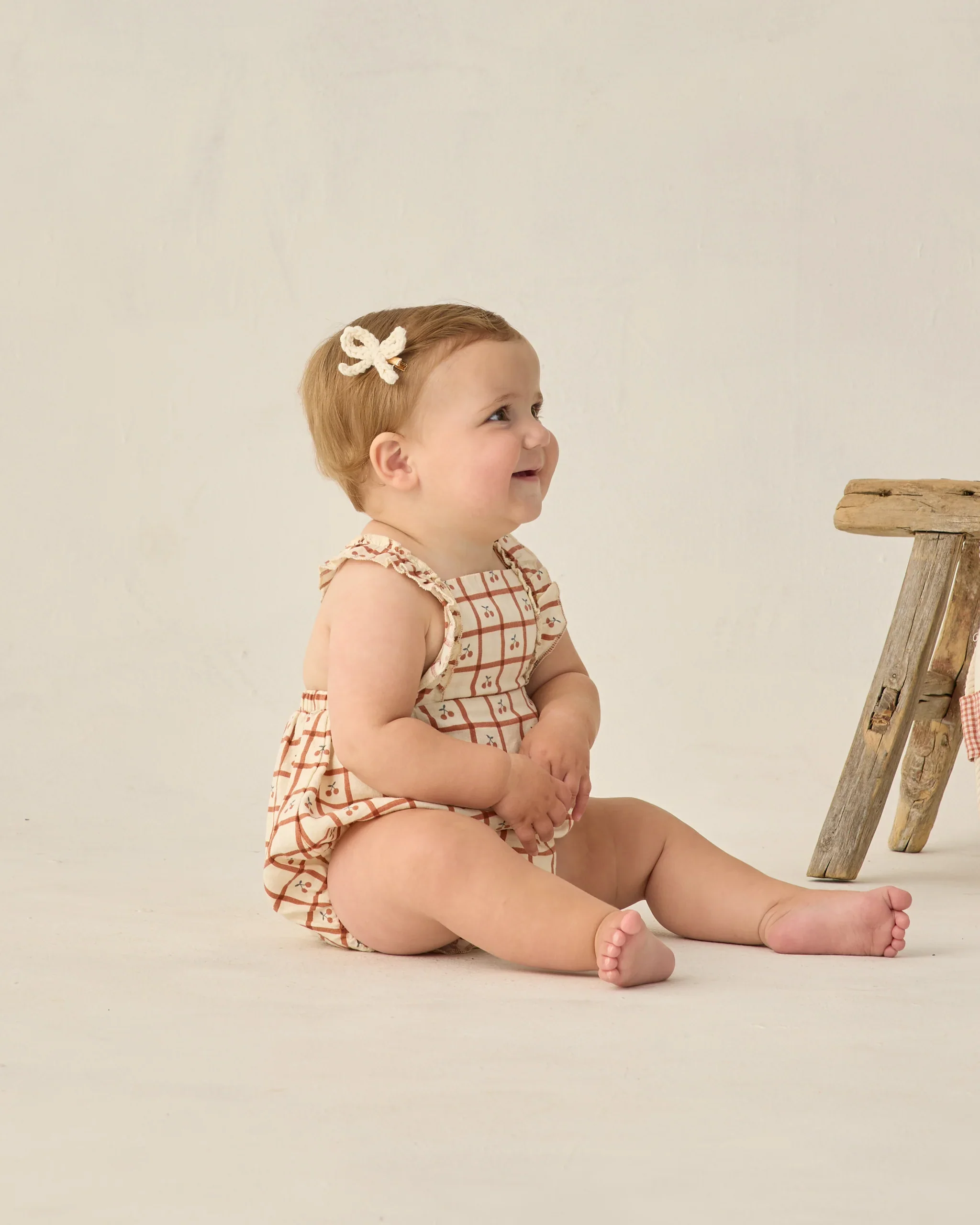 Cherry Check Chiara Romper - Image 2