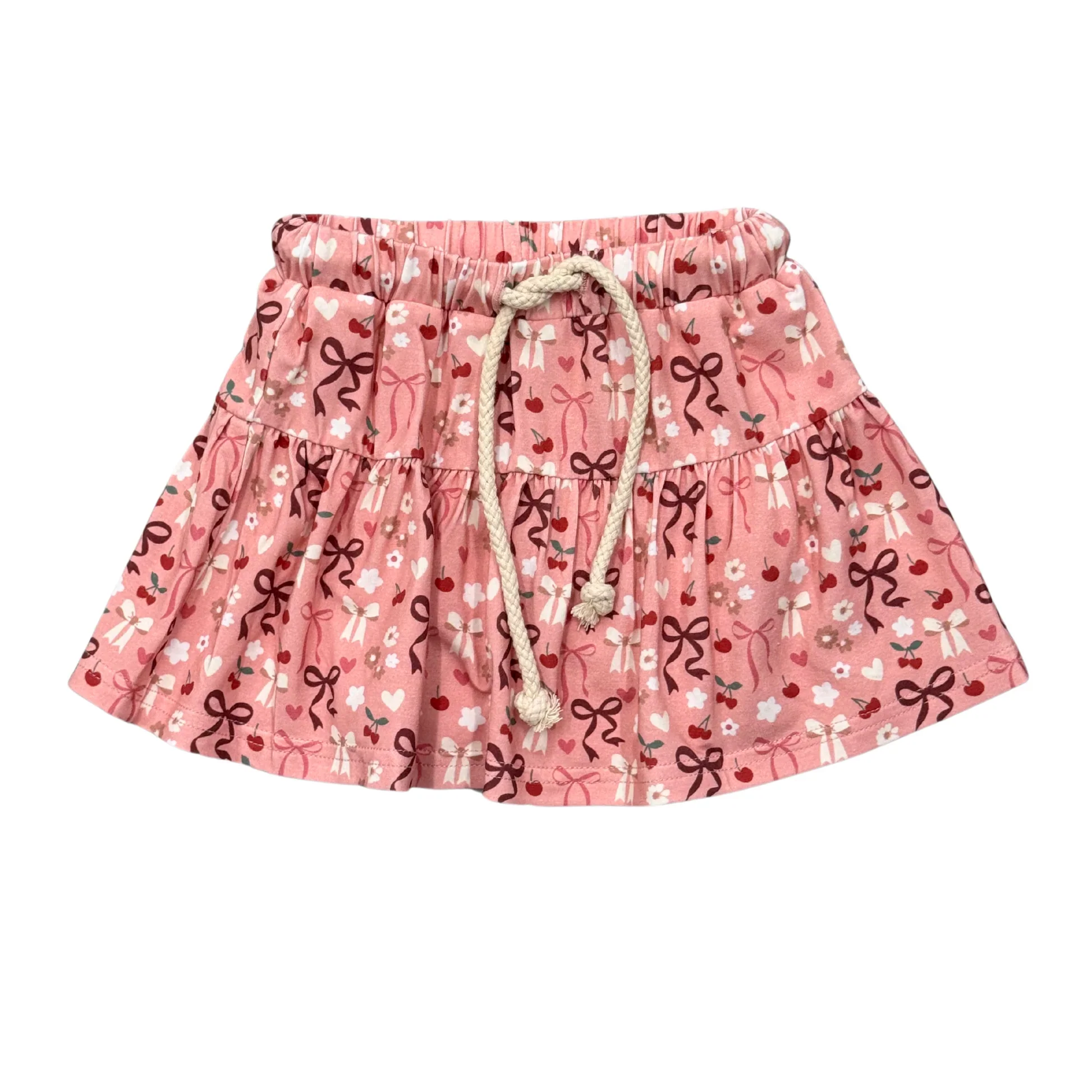 Cherry Hearts Skort