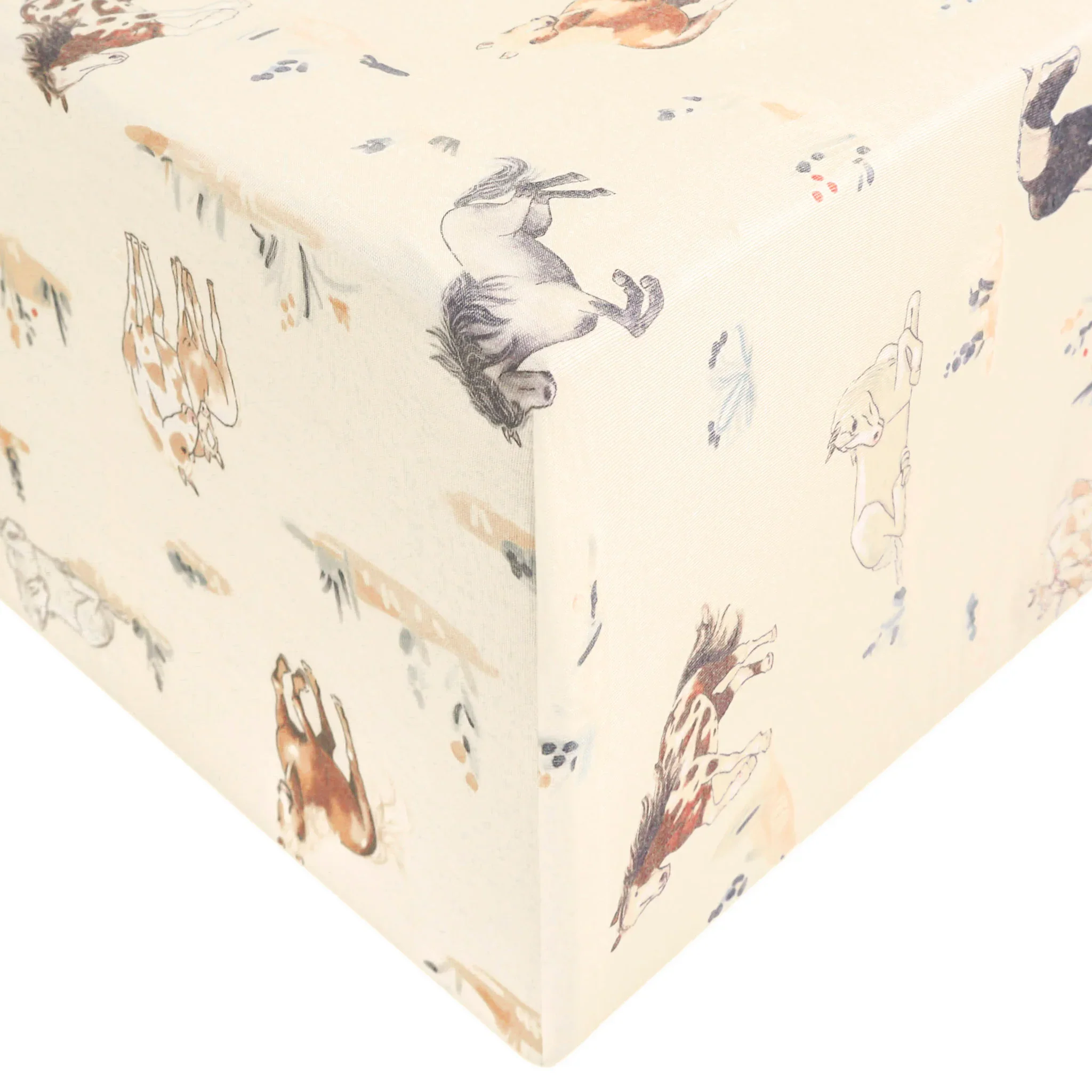 Copper Pearl - Montana Premium Knit Fitted Crib Sheet - Image 2