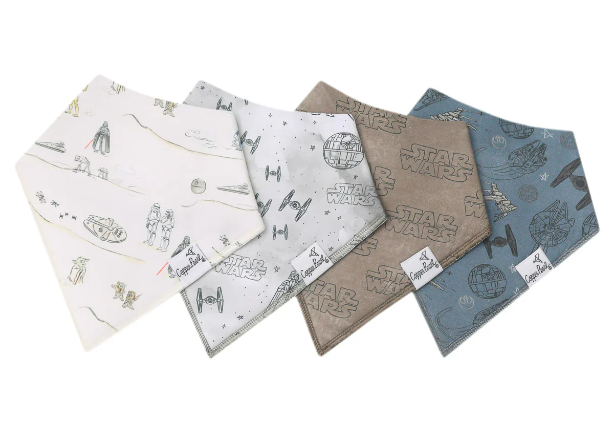 Copper Pearl - Tatooine Baby Bandana Bibs Set