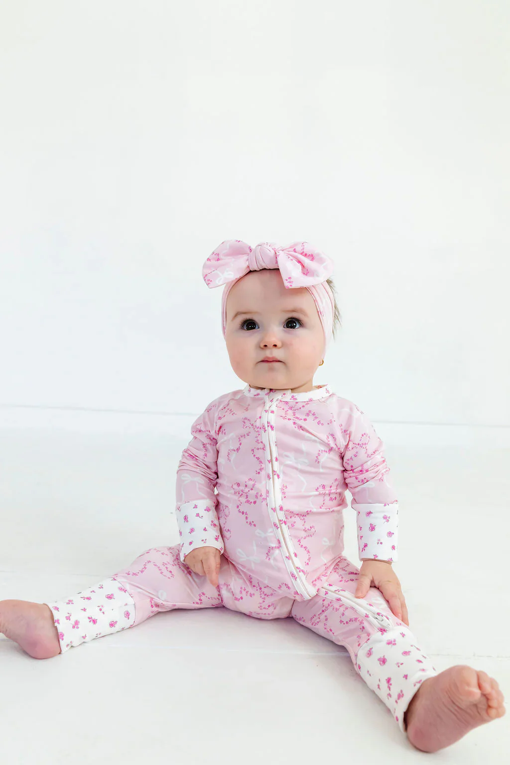 Cora Floral Zipper Romper