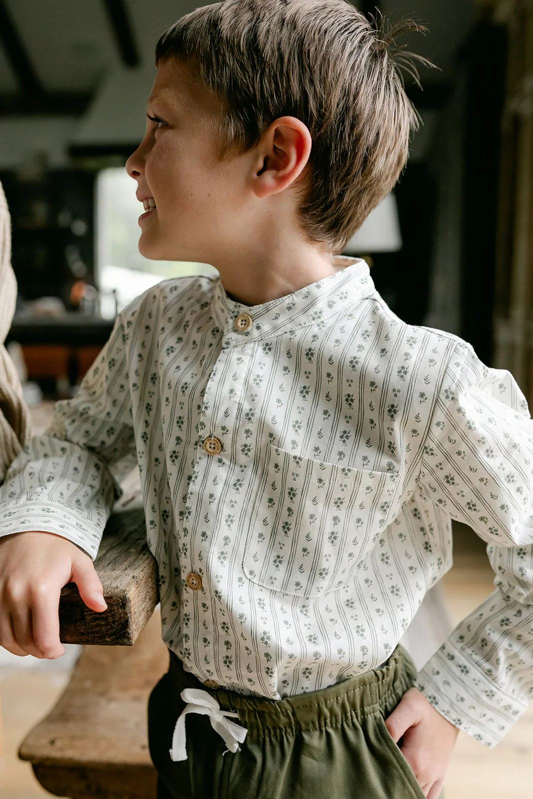 Country Floral Arthur Long Sleeve Shirt - Image 2