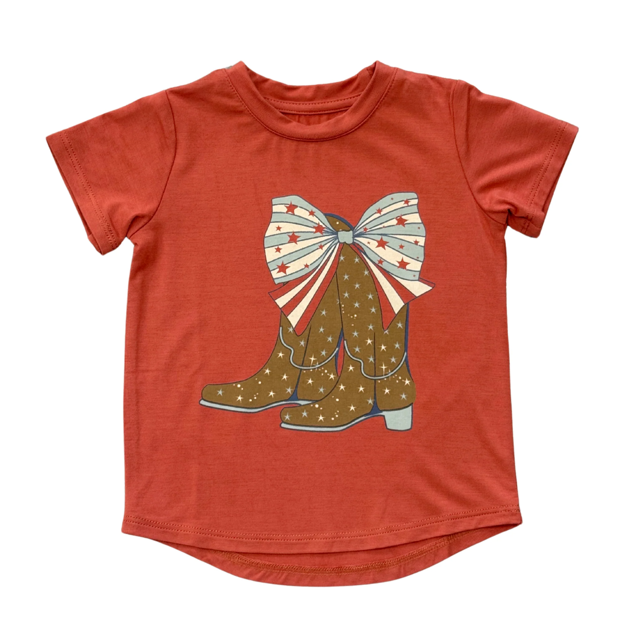 Cowgirl Boots Girls Short Sleeve Tee