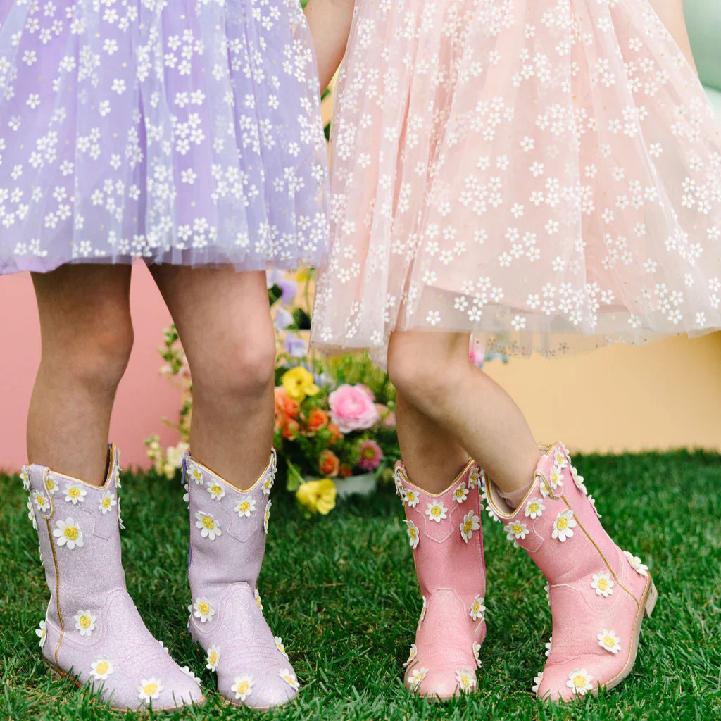 Cowgirl Pink Oopsie Daisy Boots