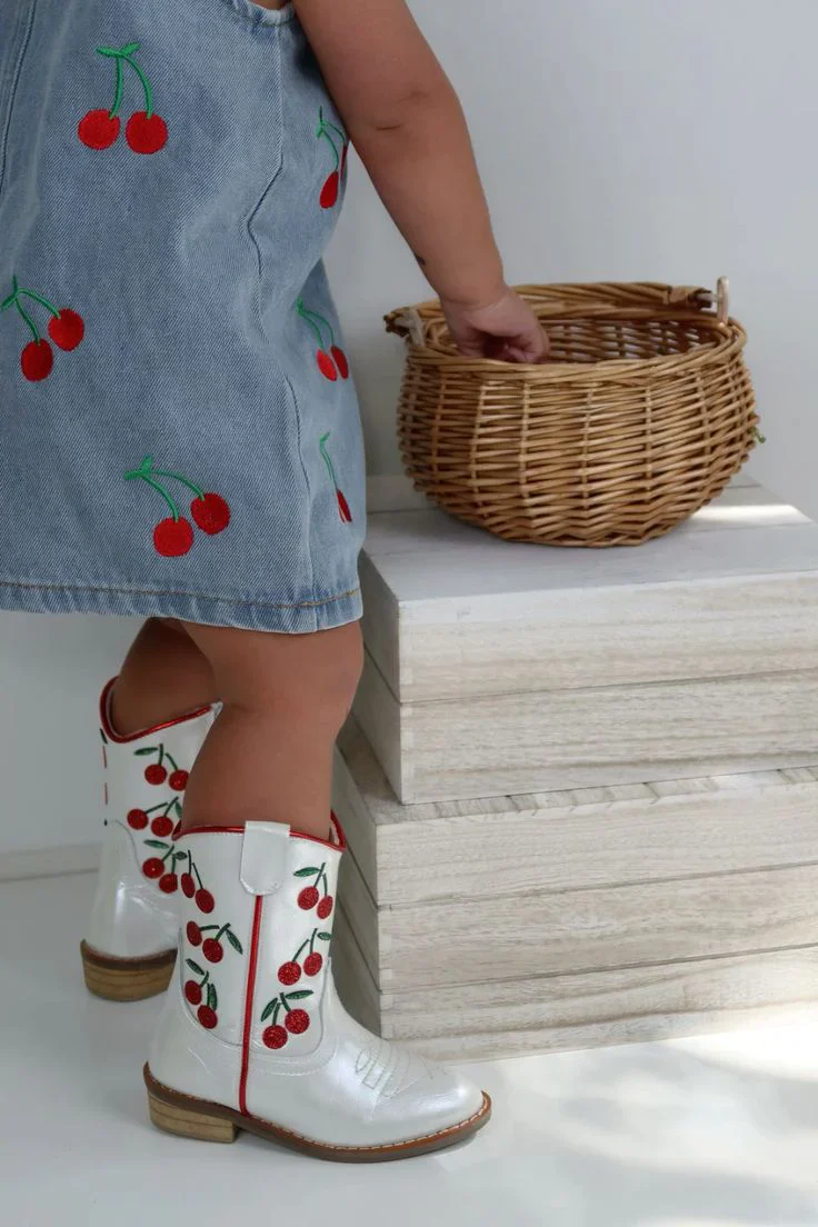 Cowgirl Wild Cherry Boots - Image 2