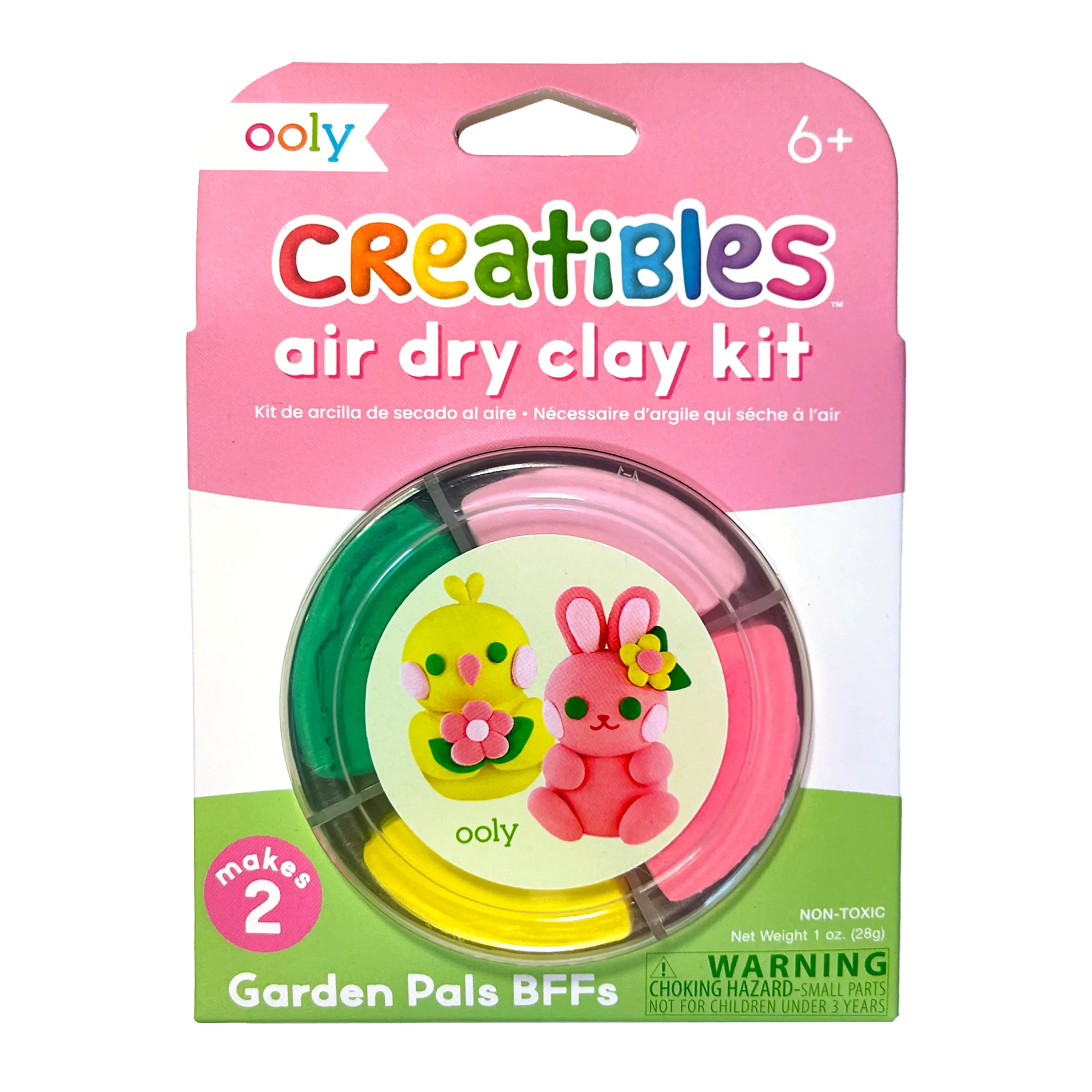 Creatibles Mini Air Dry Clay Kit - Garden Pals BFFs