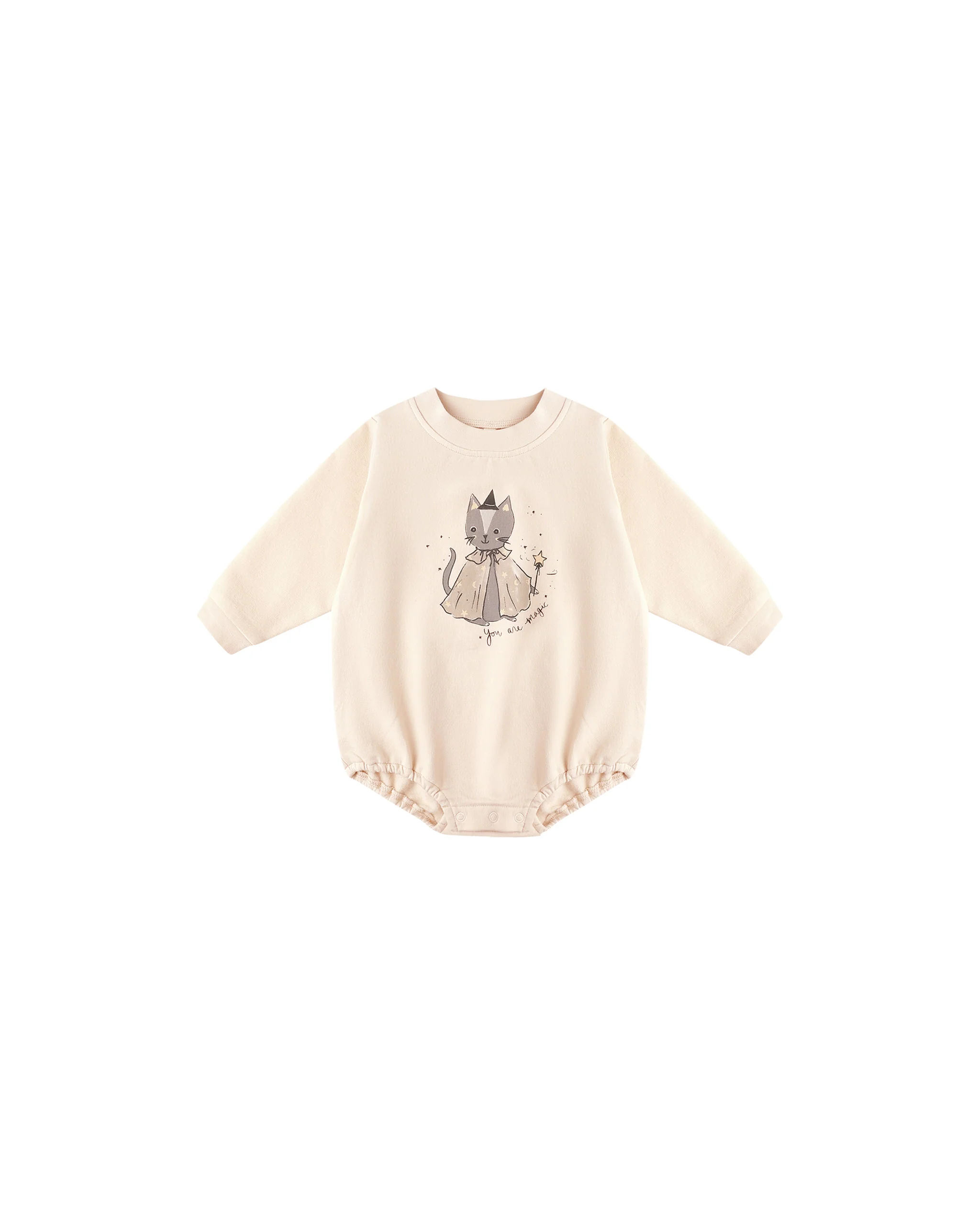 Magic Cat Crewneck Bubble Romper