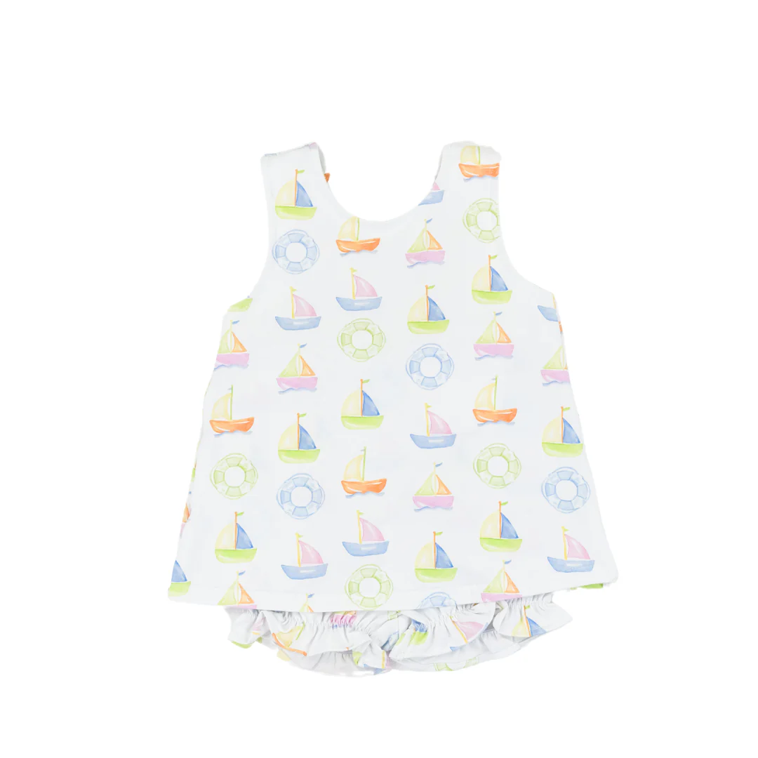 Cypress Row - Sweet Sails Girls Swing Back Set