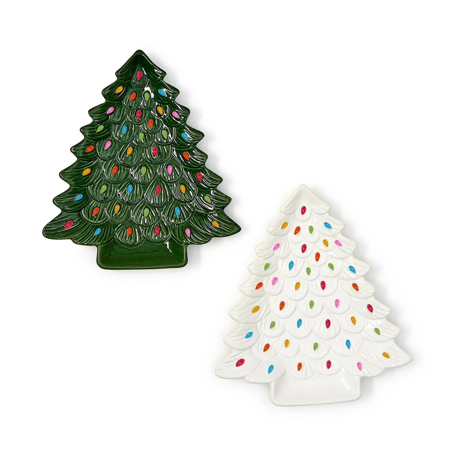 Decked Out Vintage Tree Serving Plate