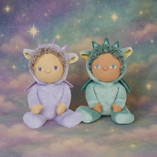 Dinky Dinkum Doll - Duffy Dragon - Lavender - Image 3