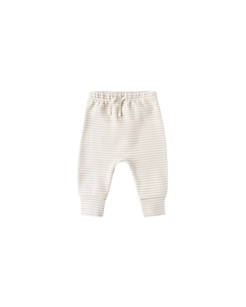 Oat Micro Stripe Drawstring Pant - Image 2