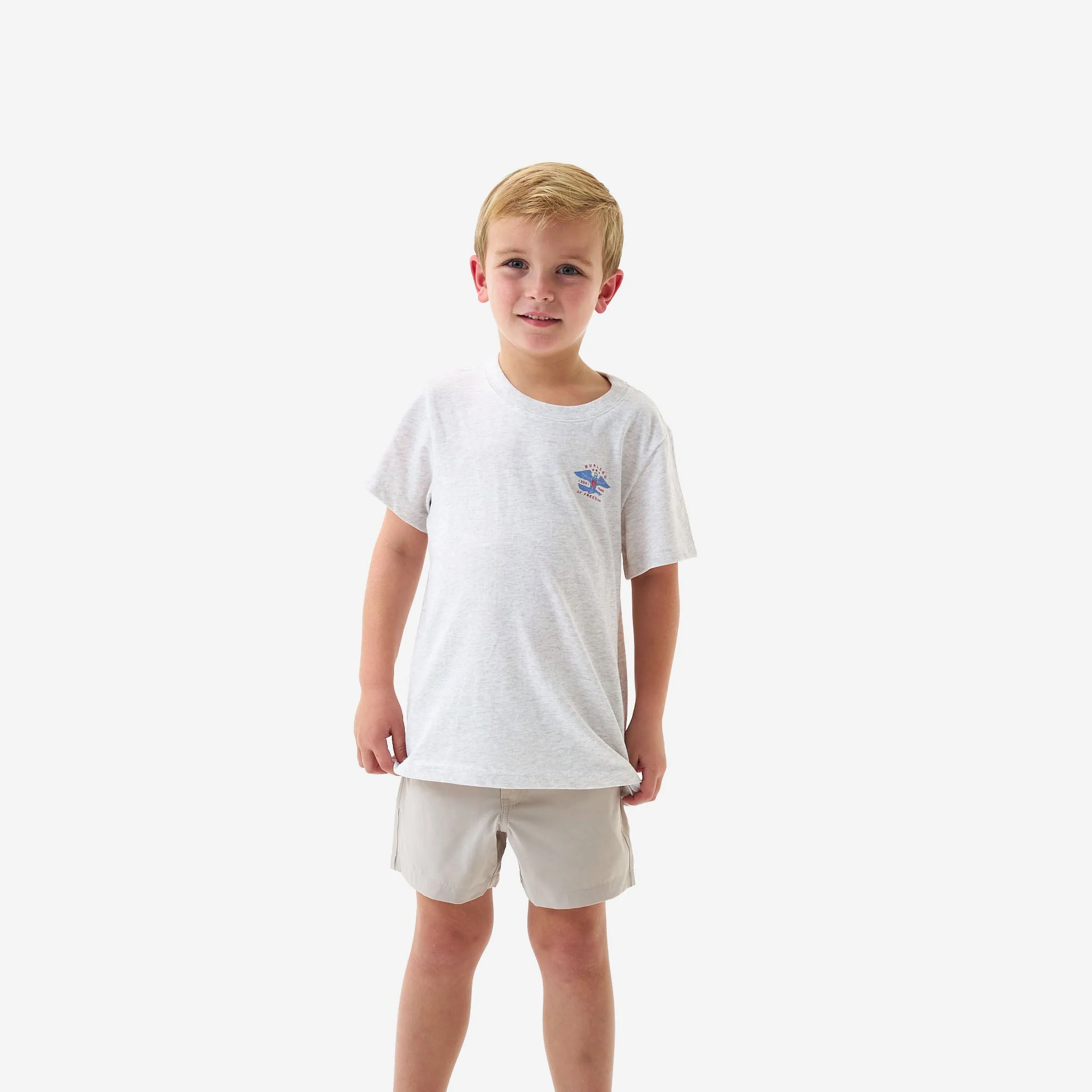 Eagle Outdoors Heather Oatmeal Youth Tee - Image 2