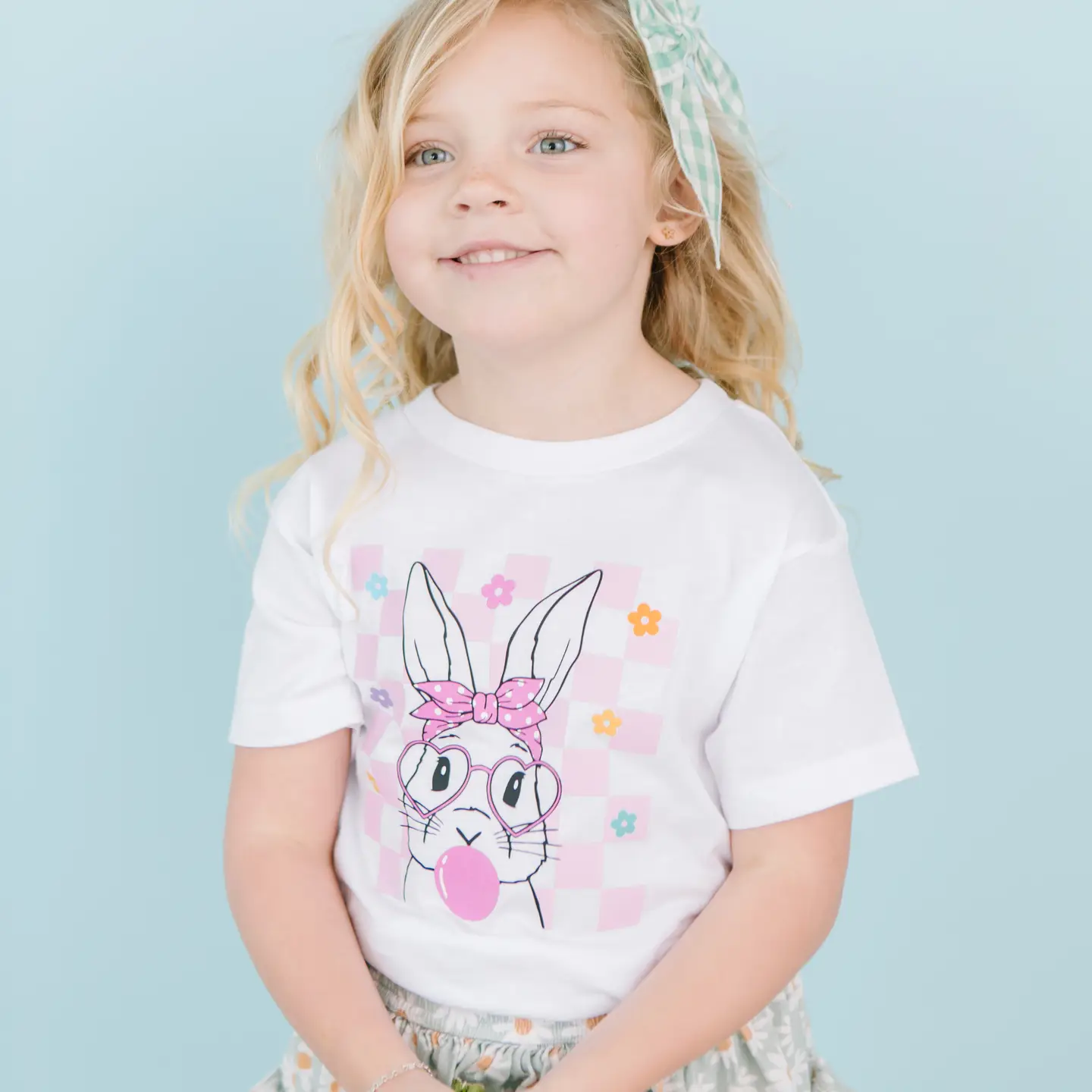 Easter Bunny Bubblegum Toddler and Youth Easter Shirt - Image 2