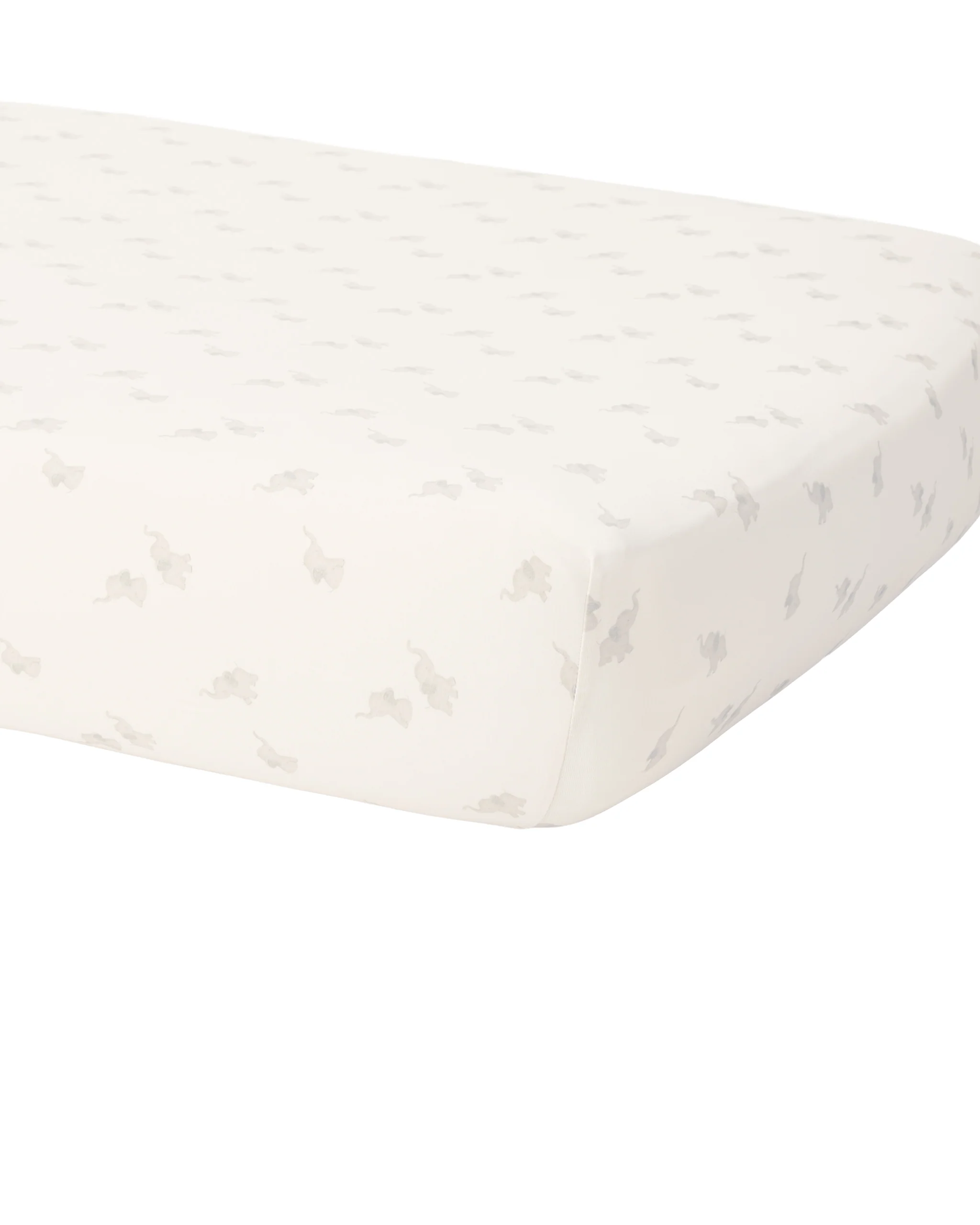 Elephants Bamboo Crib Sheet