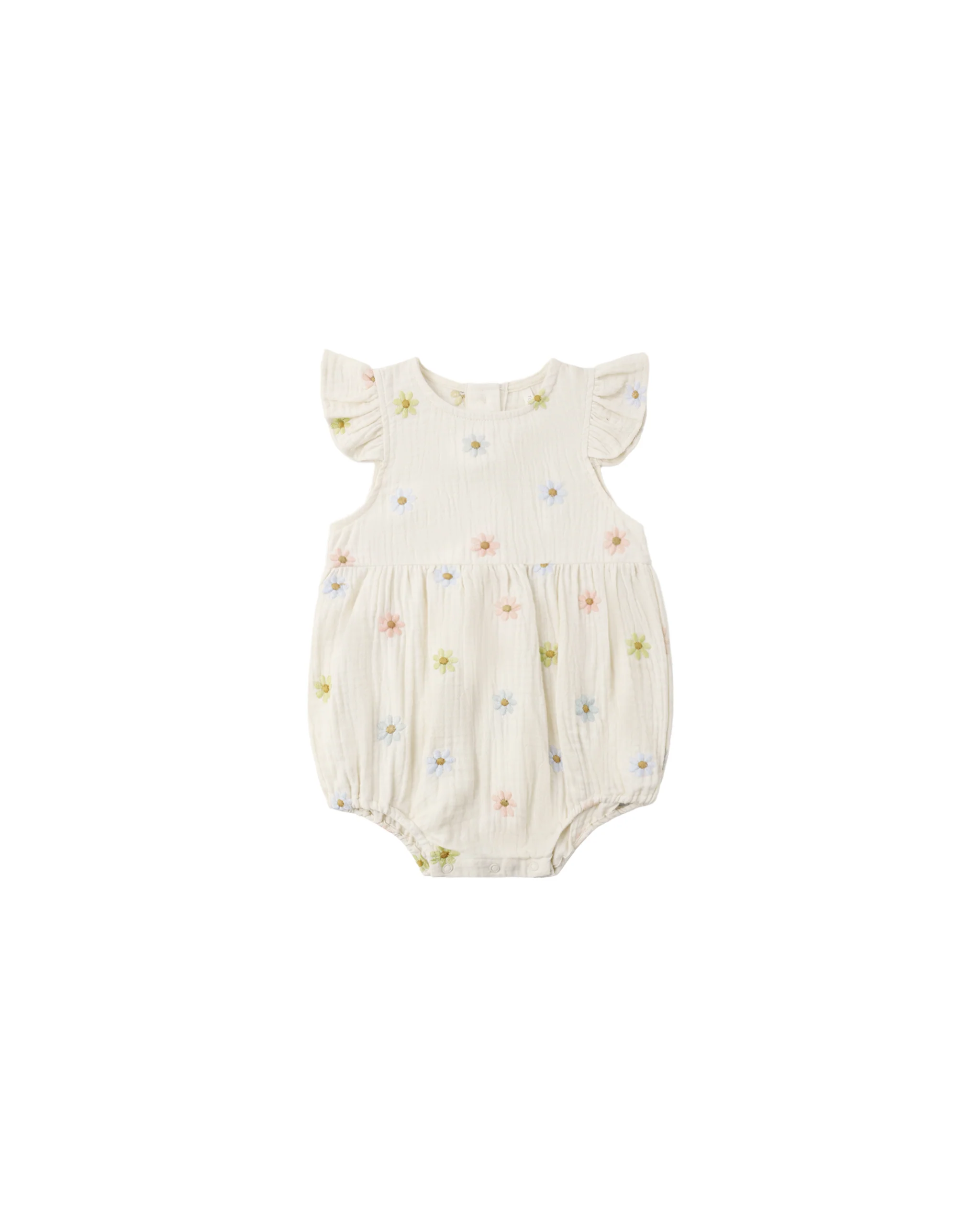 Embroidered Daisies Amelia Romper