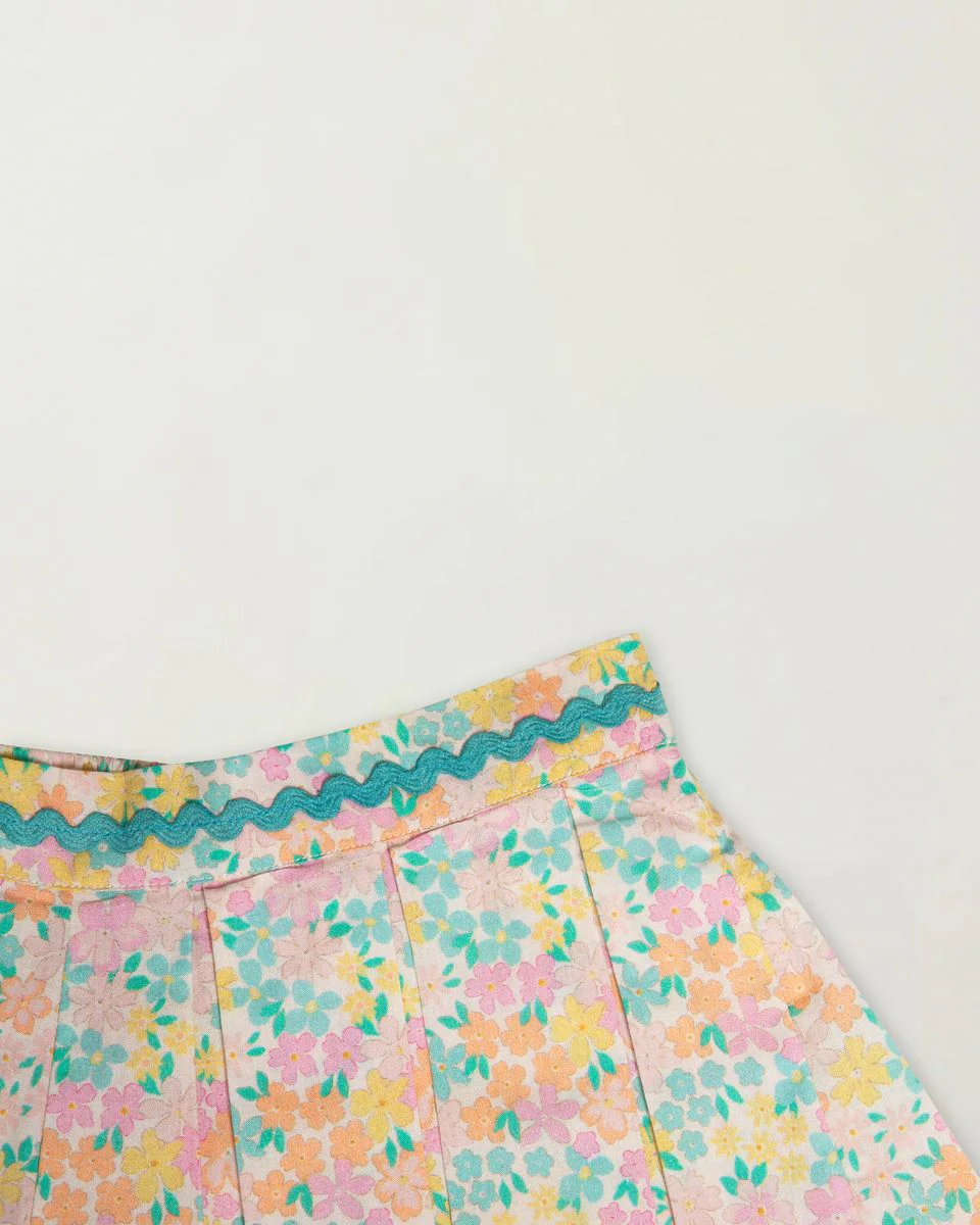 Emma Floral Solal Skirt - Image 2