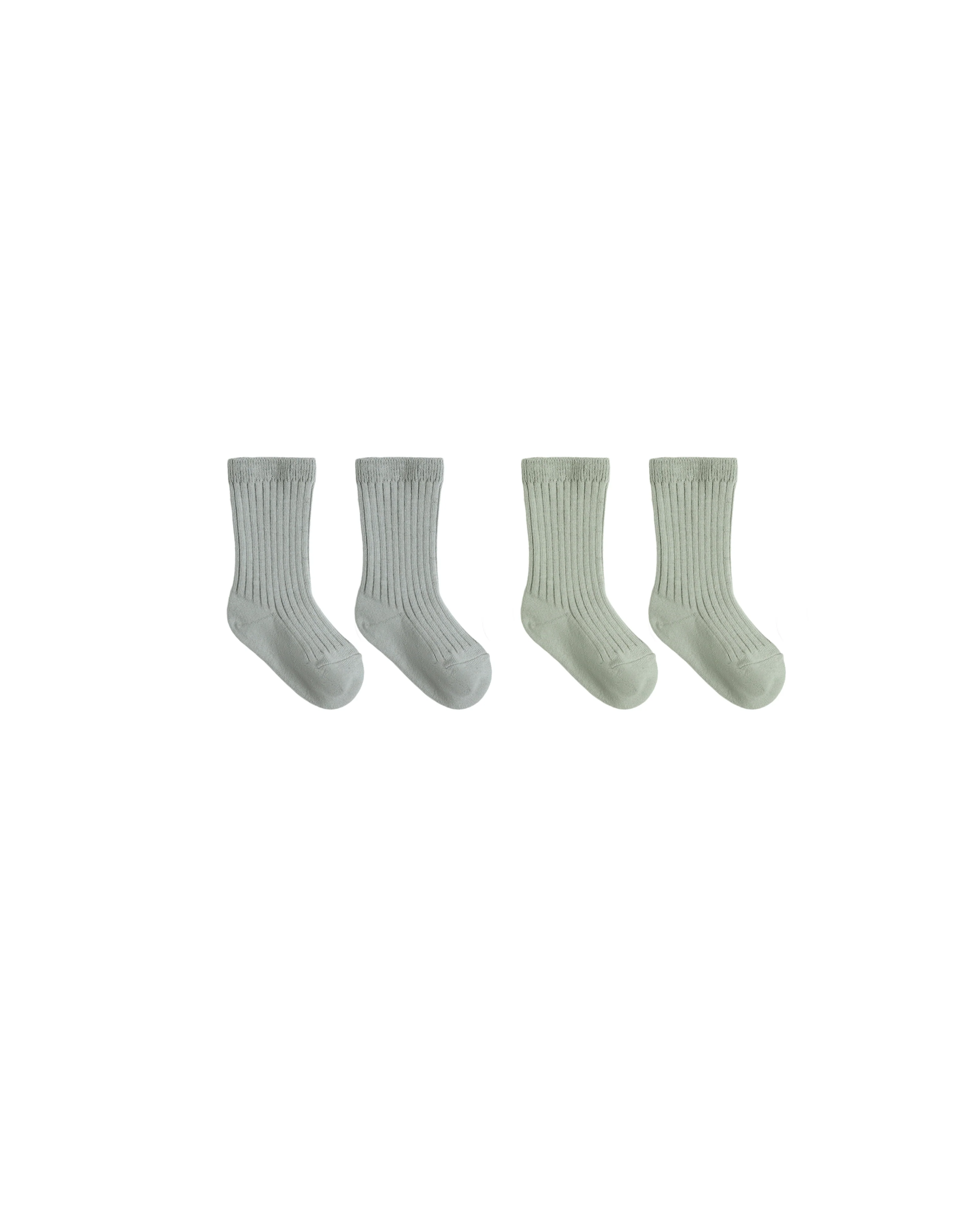 Fern & Steel Blue Sock Set